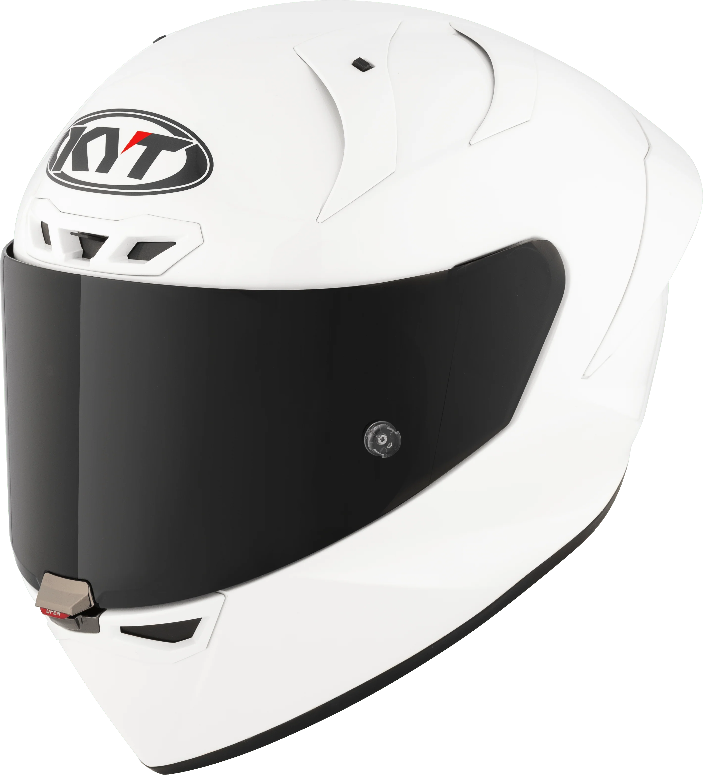KYT KX-1 Race GP Helm Plain Weiß Y6KXX0W3 - Image 8