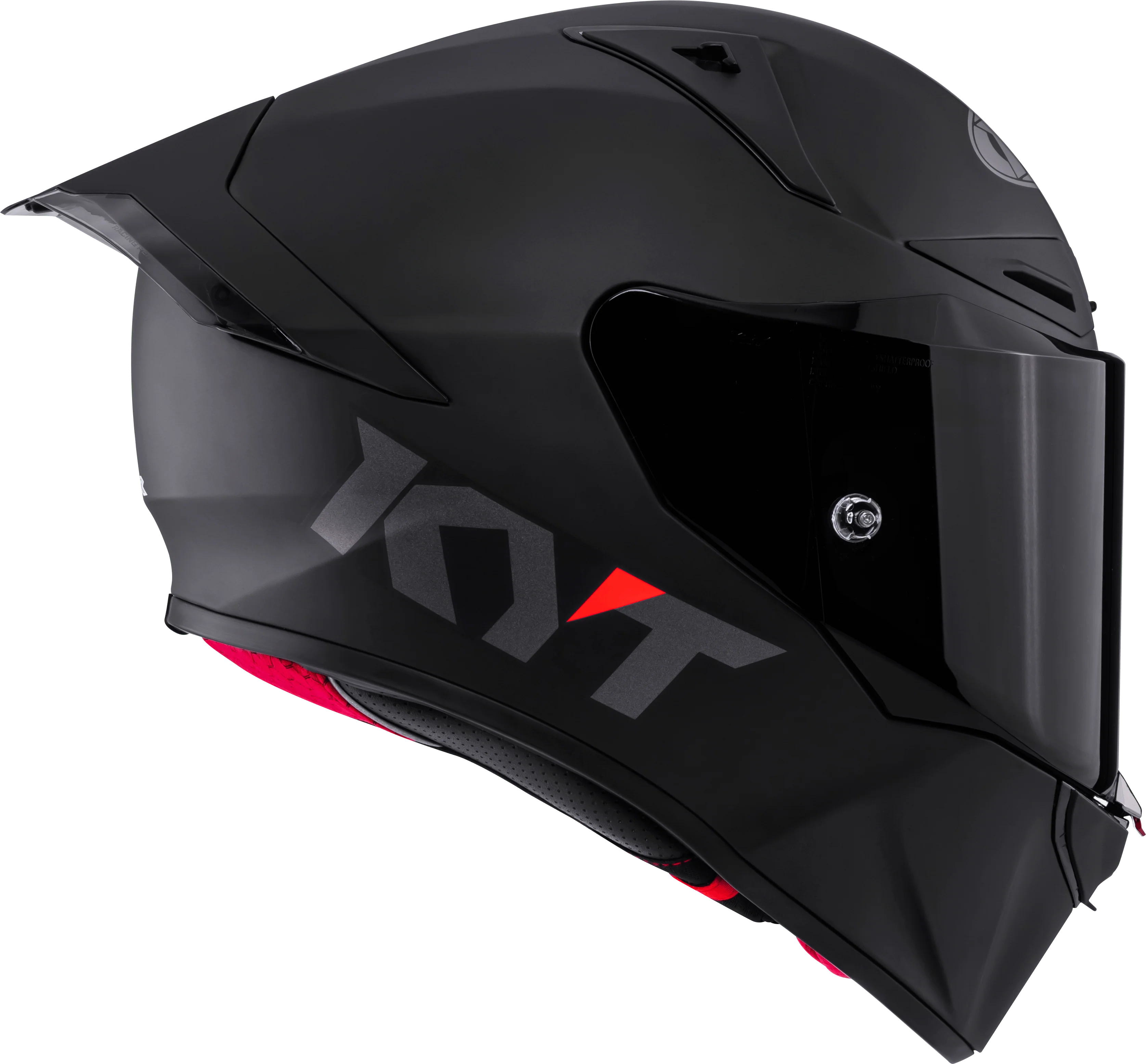 KYT R1R Racing Helm Plain schwarz matt Y6R100X6 - Image 4