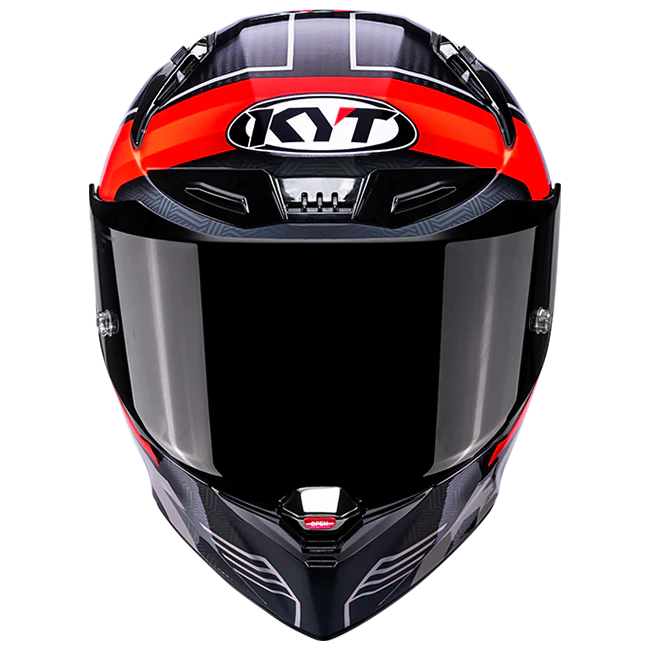 KYT R1R Racing Helm Carbon Accelerator Rot Y6R10003 - Image 2
