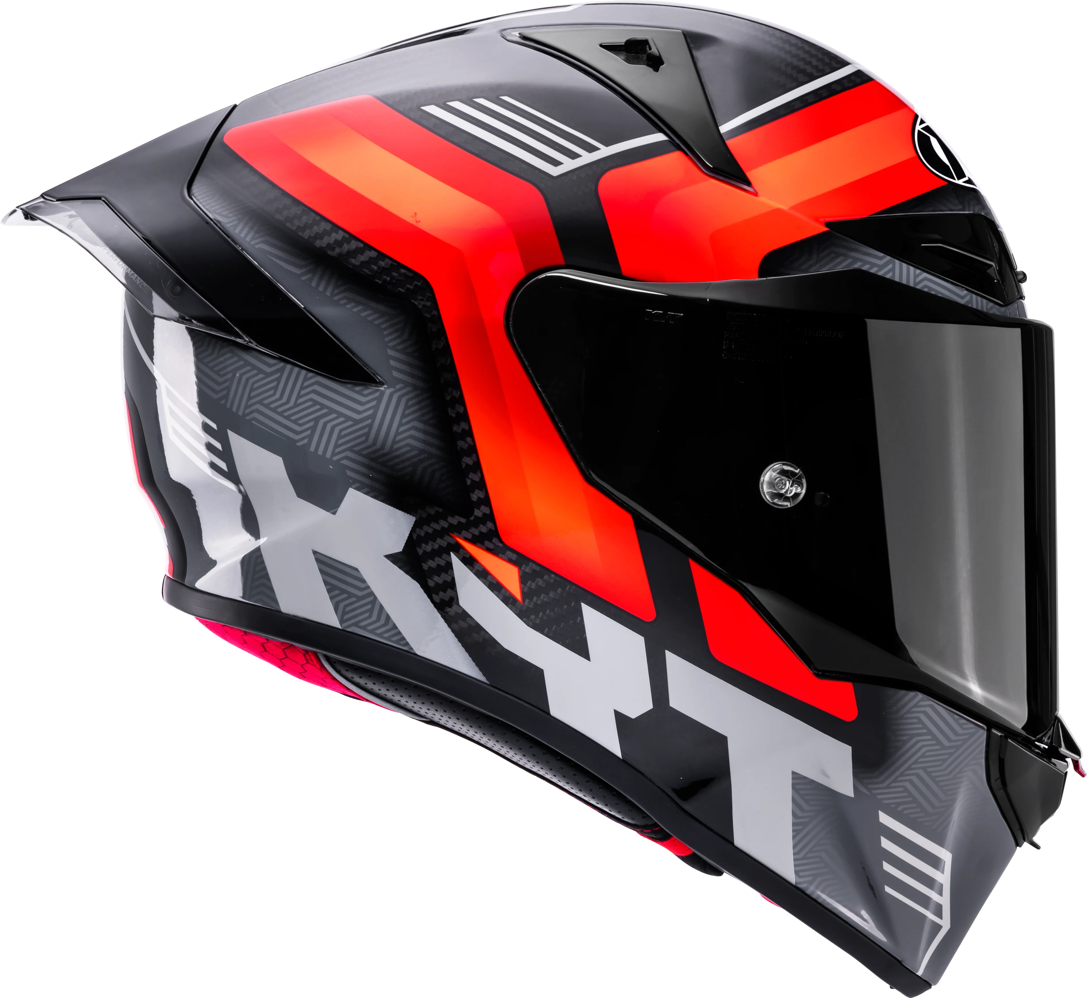 KYT R1R Racing Helm Carbon Accelerator Rot Y6R10003 - Image 4