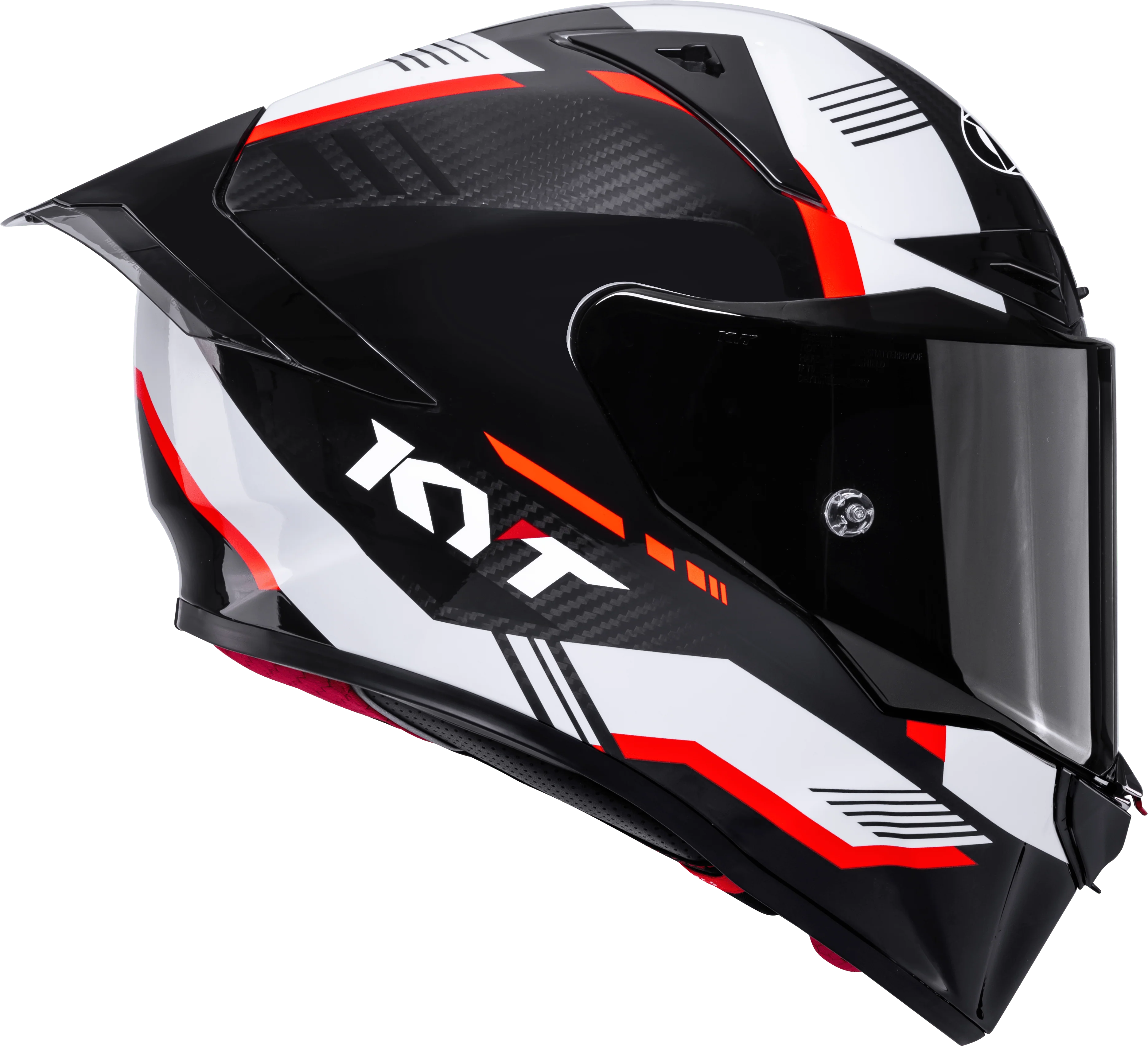 KYT R1R Racing Helm Carbon Zone Rot Y6R10007 - Image 4