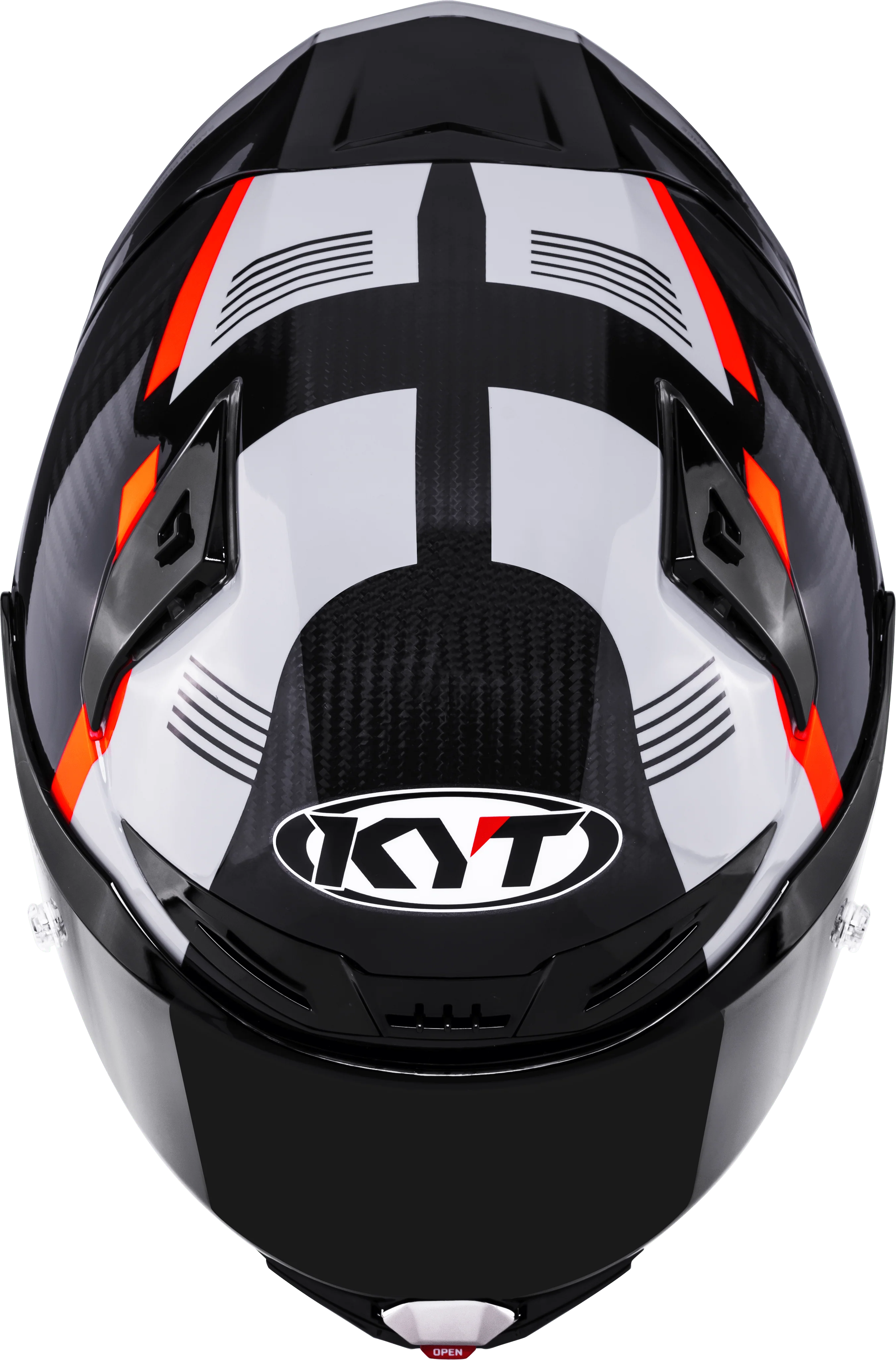 KYT R1R Racing Helm Carbon Zone Rot Y6R10007 - Image 9