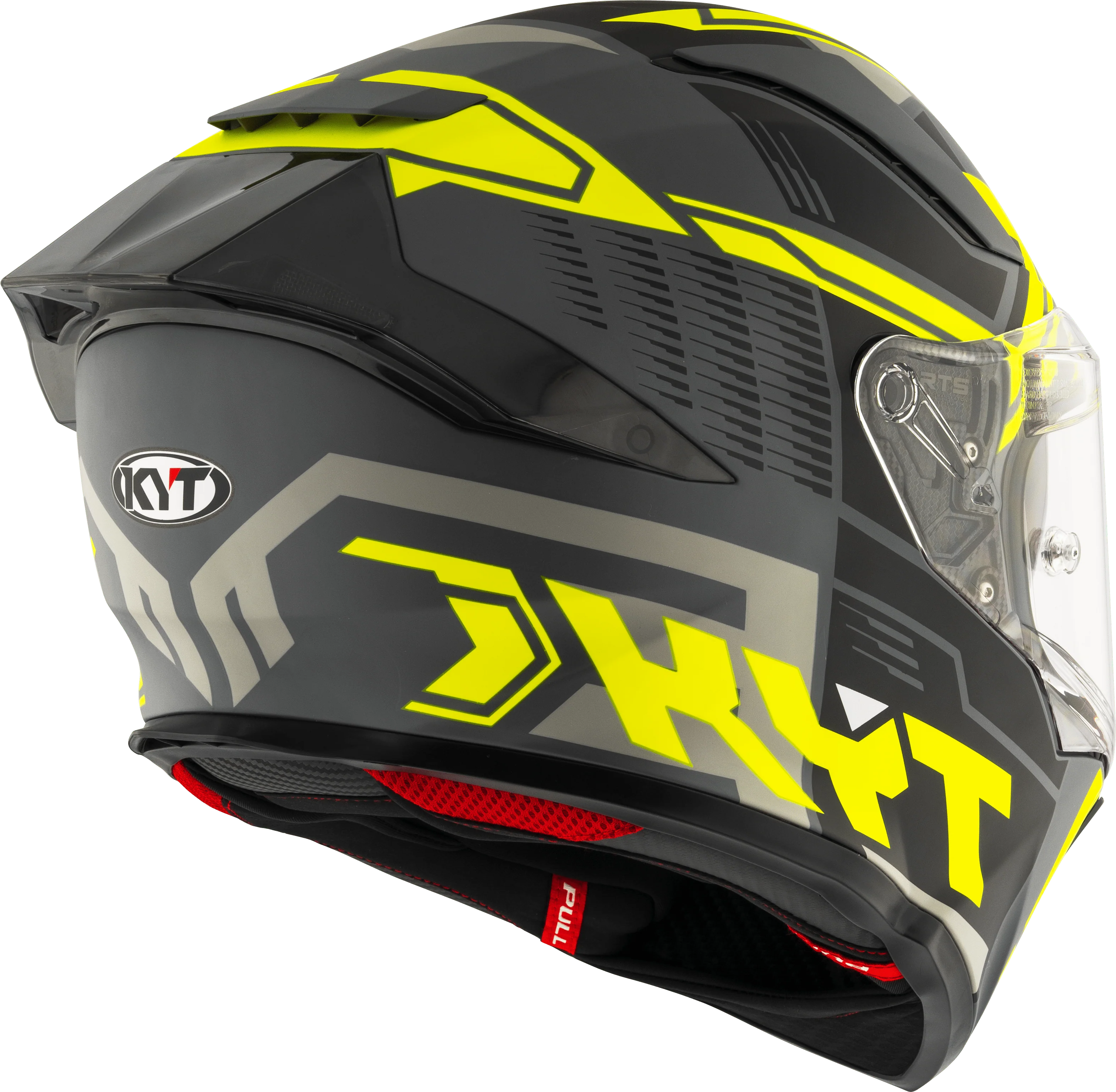 KYT R2R Helm Octane Matt Gelb Y6R20015 - Image 5