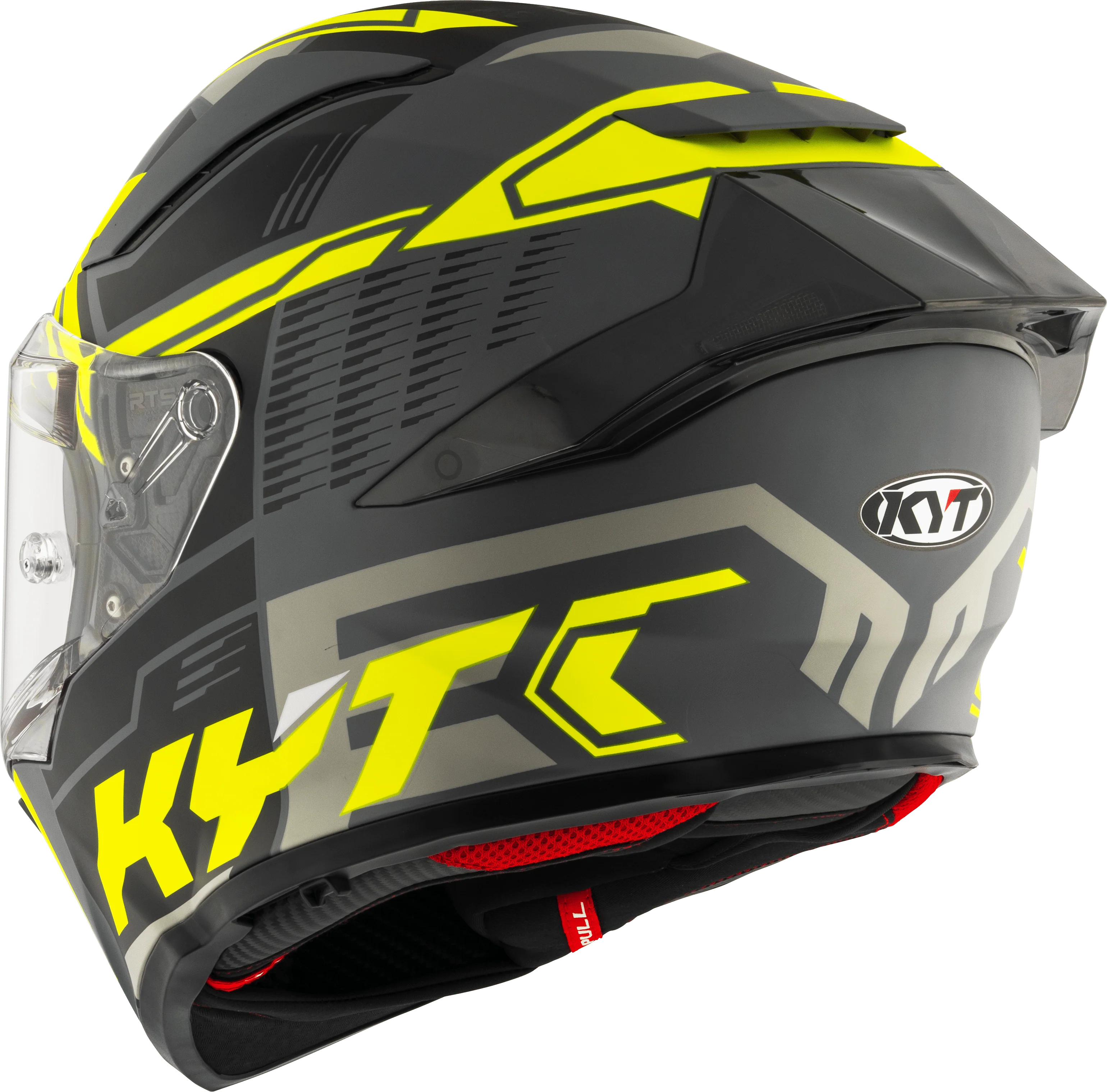 KYT R2R Helm Octane Matt Gelb Y6R20015 - Image 7