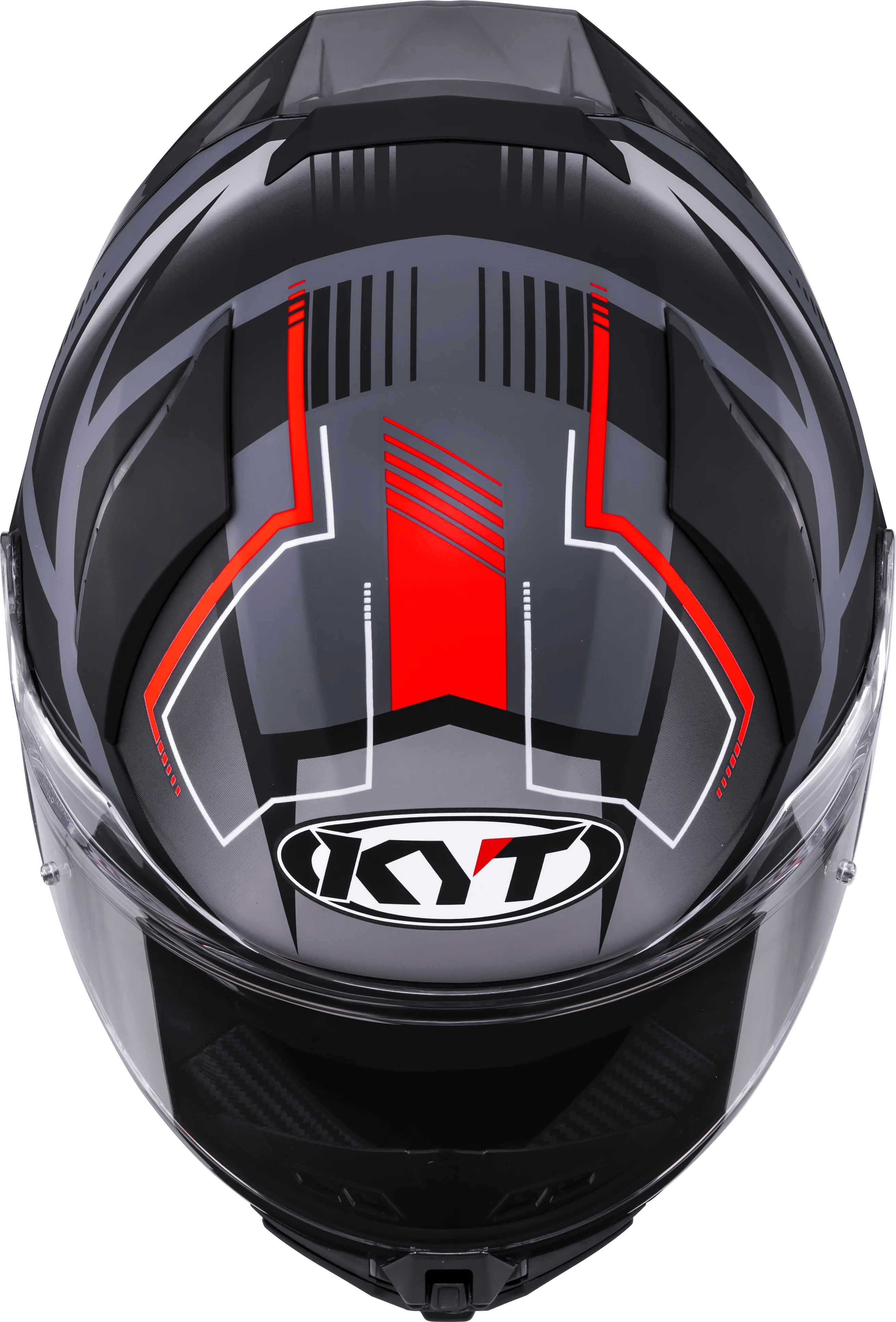 KYT R2R Helm Parsec Matt Grau / Rot Y6R20023 - Image 9