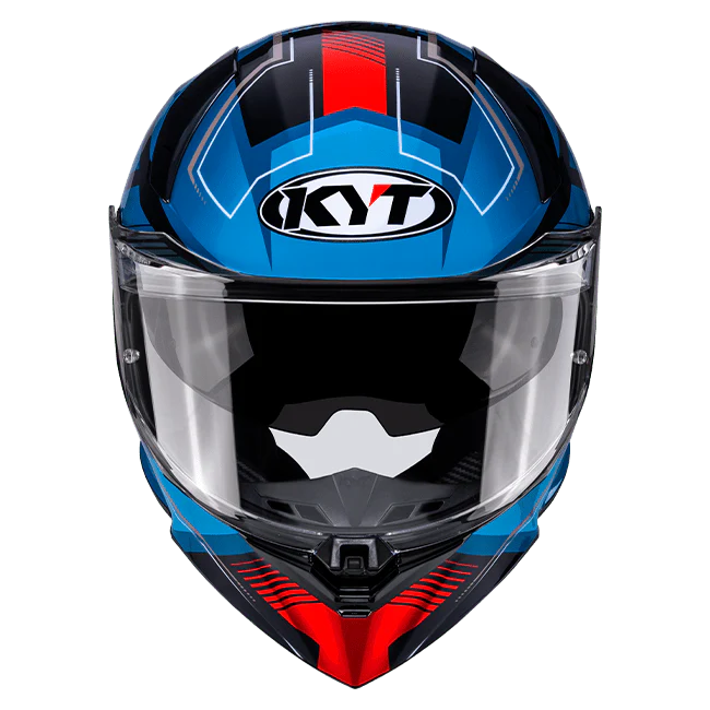 KYT R2R Helm Parsec Schwarz / Blau / Rot Y6R20024 - Image 2