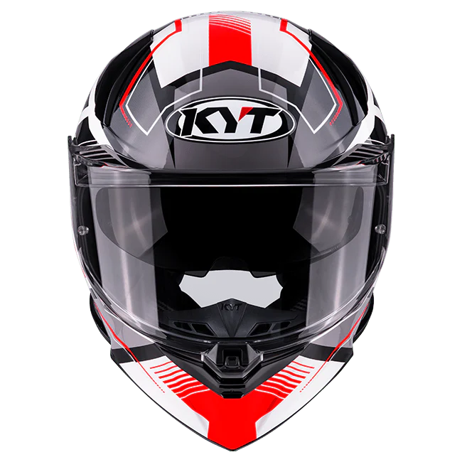 KYT R2R Helm Parsec Weiß/Rot Y6R20022 - Image 2