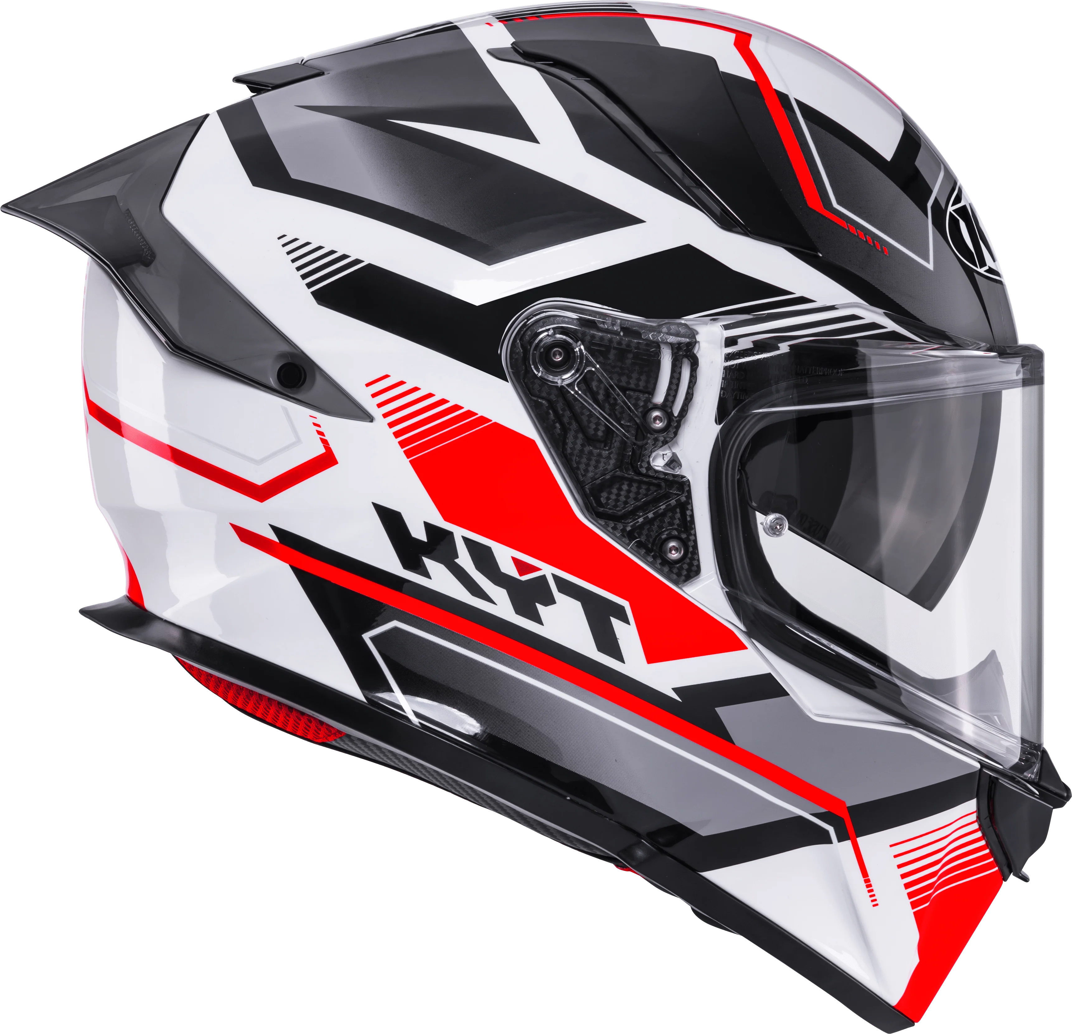 KYT R2R Helm Parsec Weiß/Rot Y6R20022 - Image 4