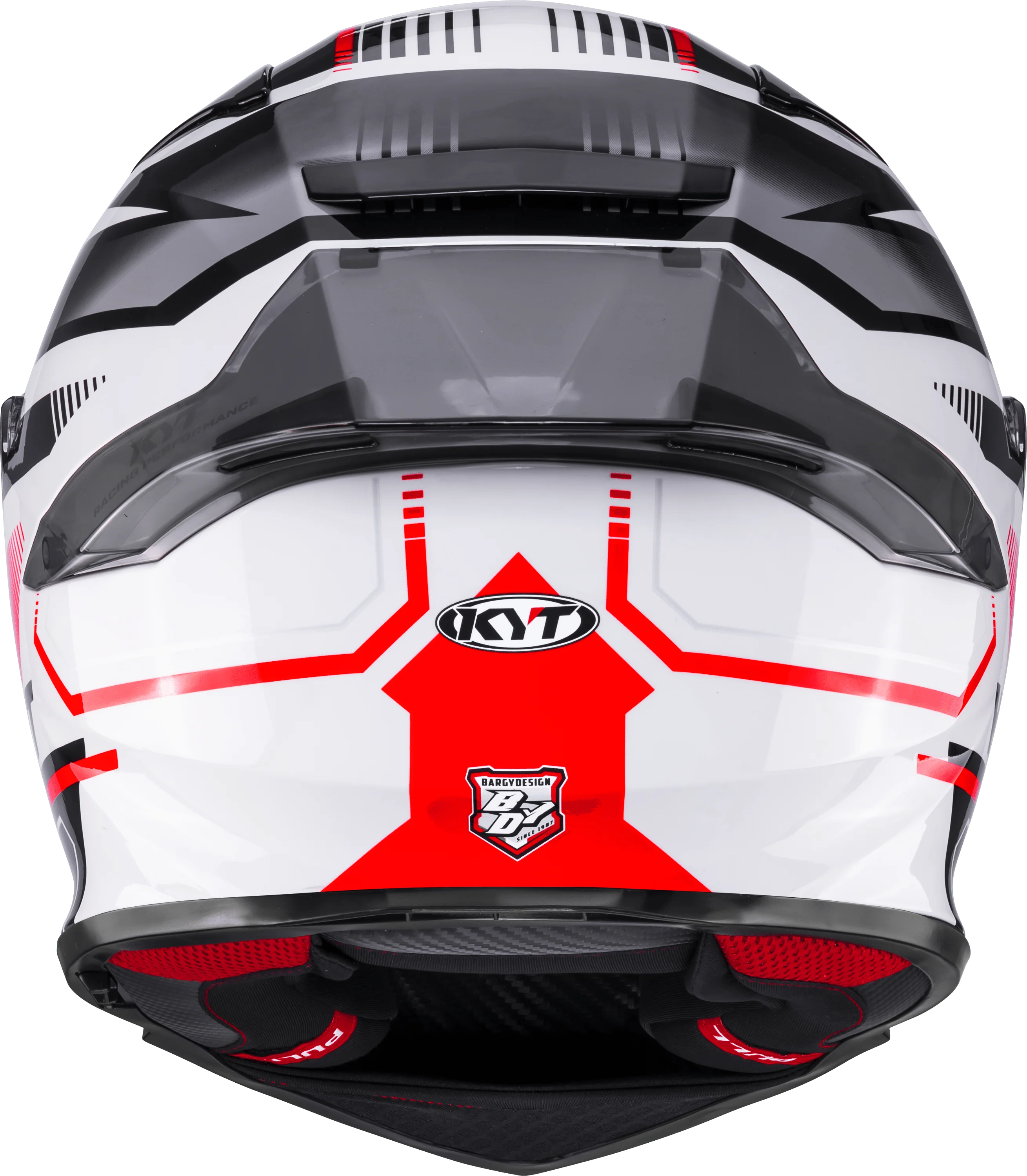 KYT R2R Helm Parsec Weiß/Rot Y6R20022 - Image 6