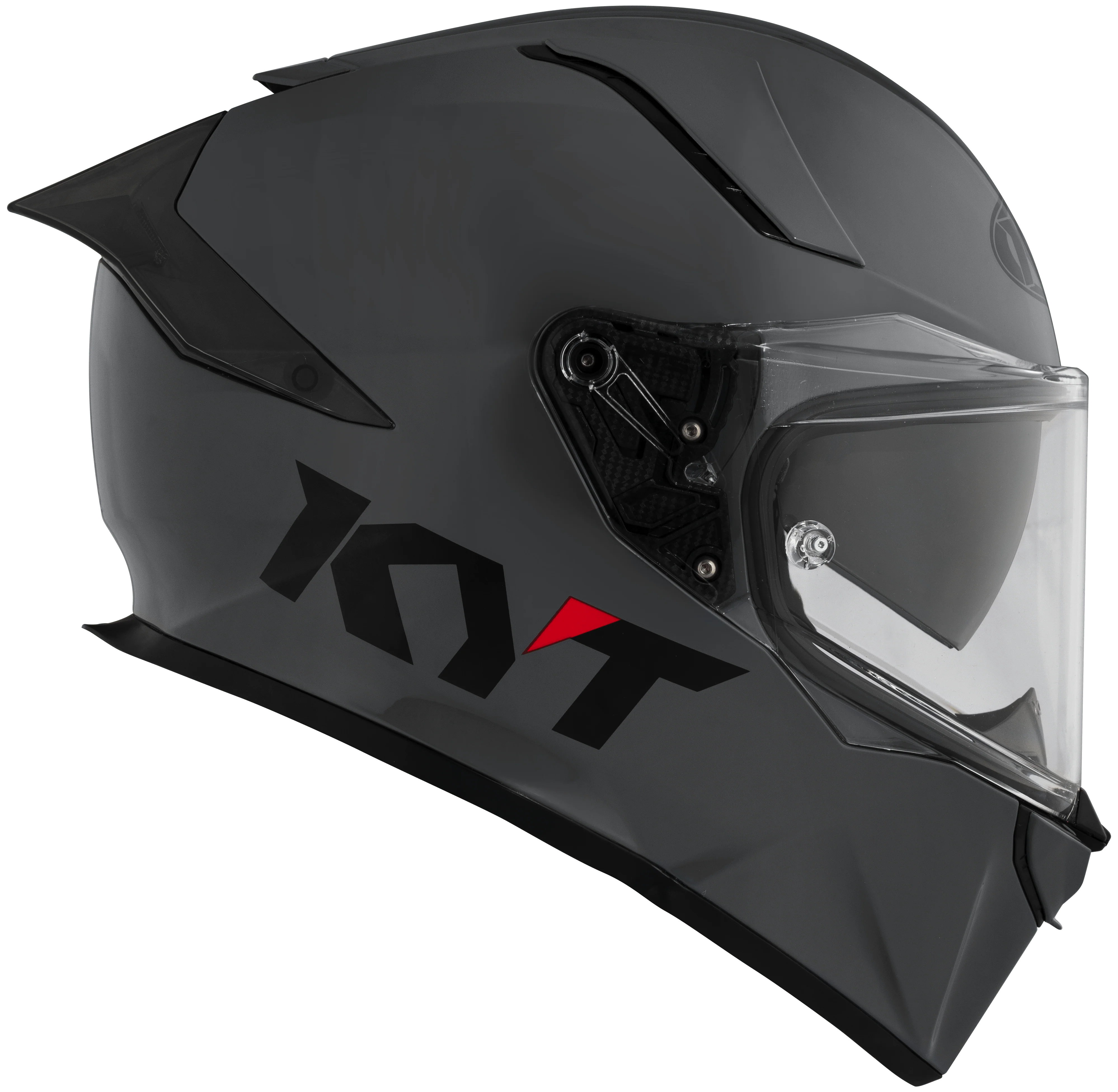 KYT R2R Helm Plain Grau Y6R200W1 - Image 4