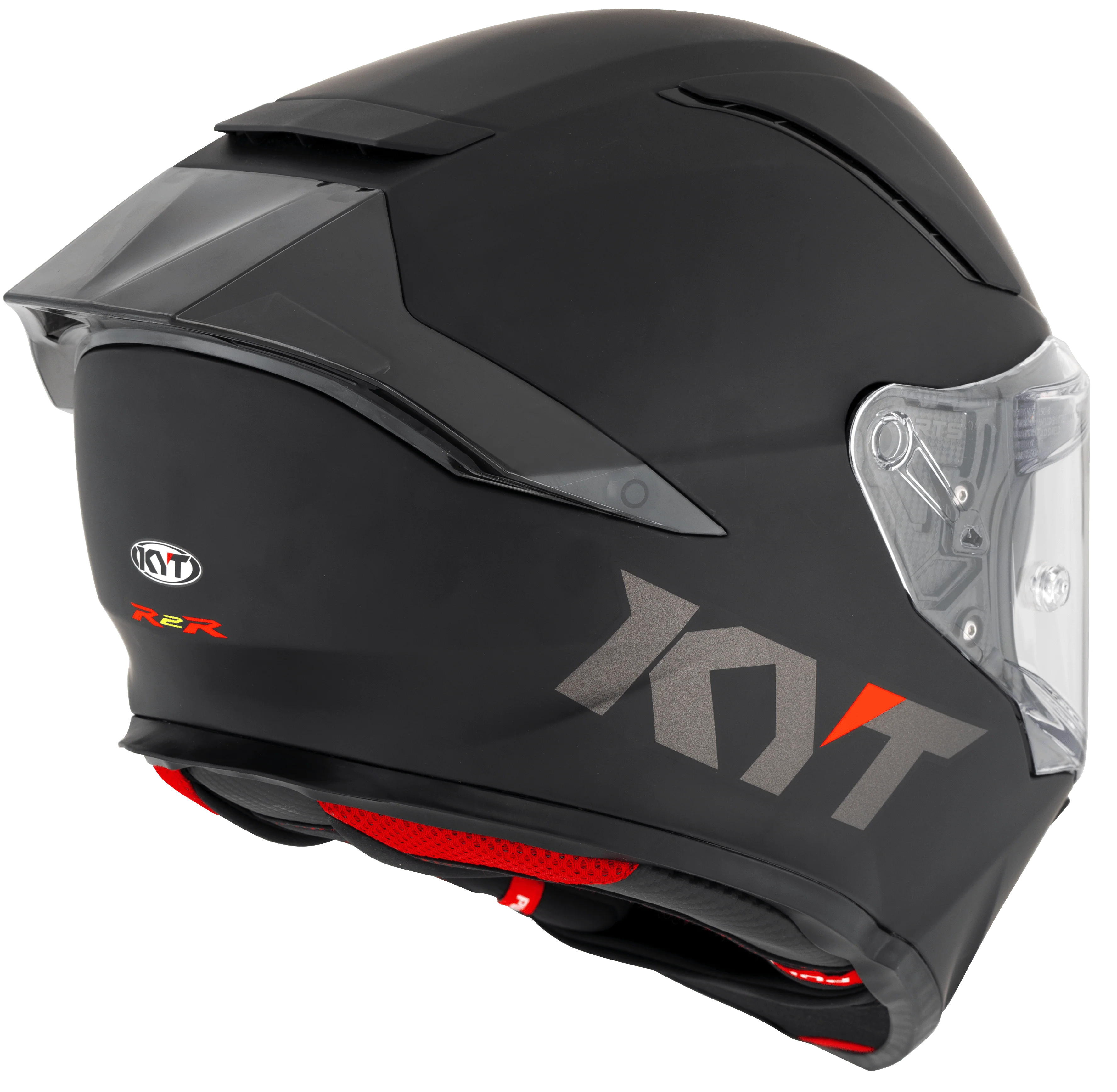 KYT R2R Helm Plain schwarz matt Y6R200X6 - Image 4