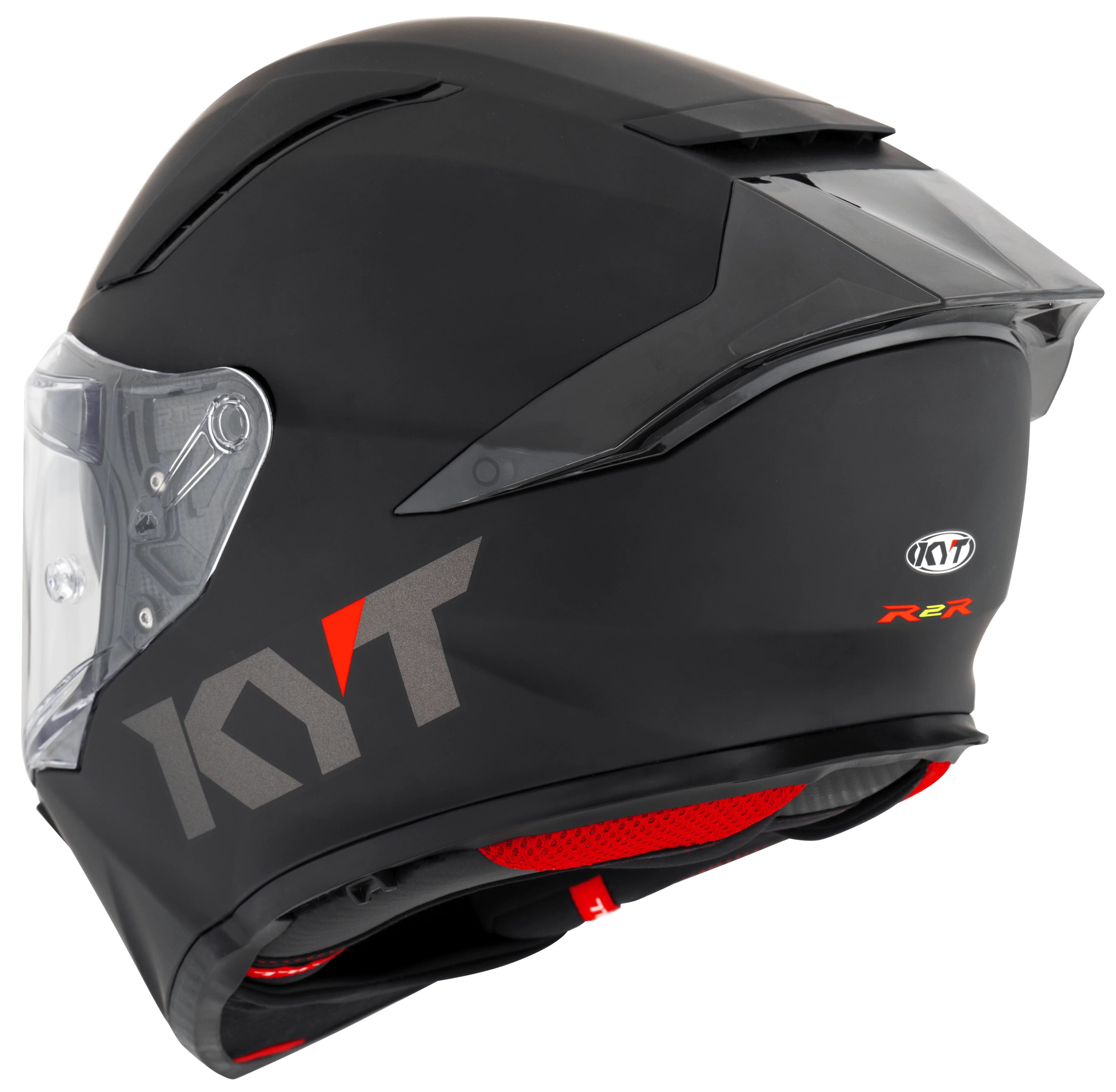 KYT R2R Helm Plain schwarz matt Y6R200X6 - Image 6