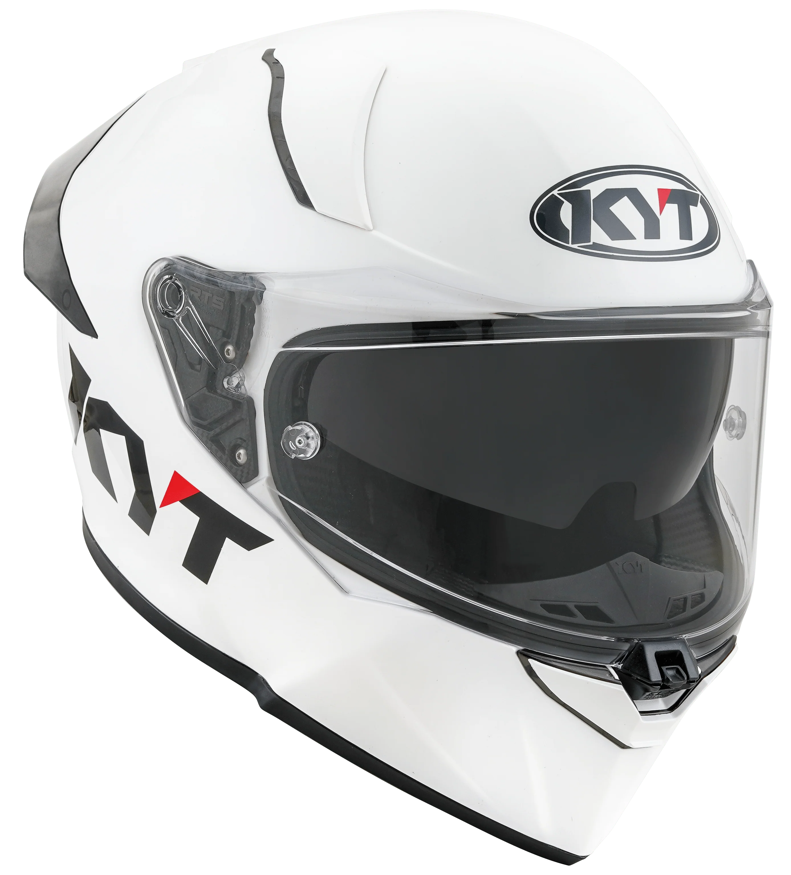 KYT R2R Helm Plain Weiß Y6R200W3 - Image 3