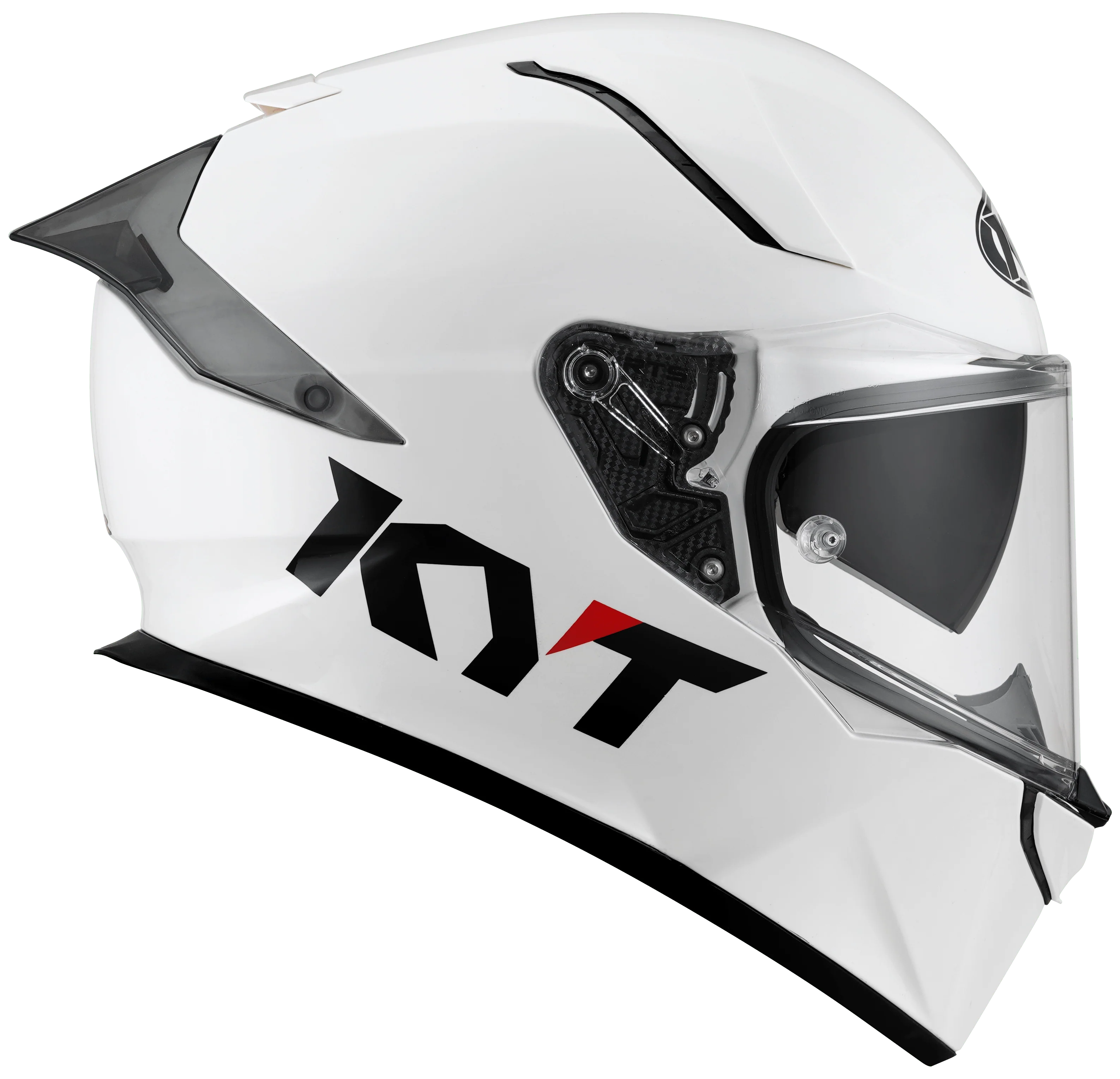 KYT R2R Helm Plain Weiß Y6R200W3 - Image 4