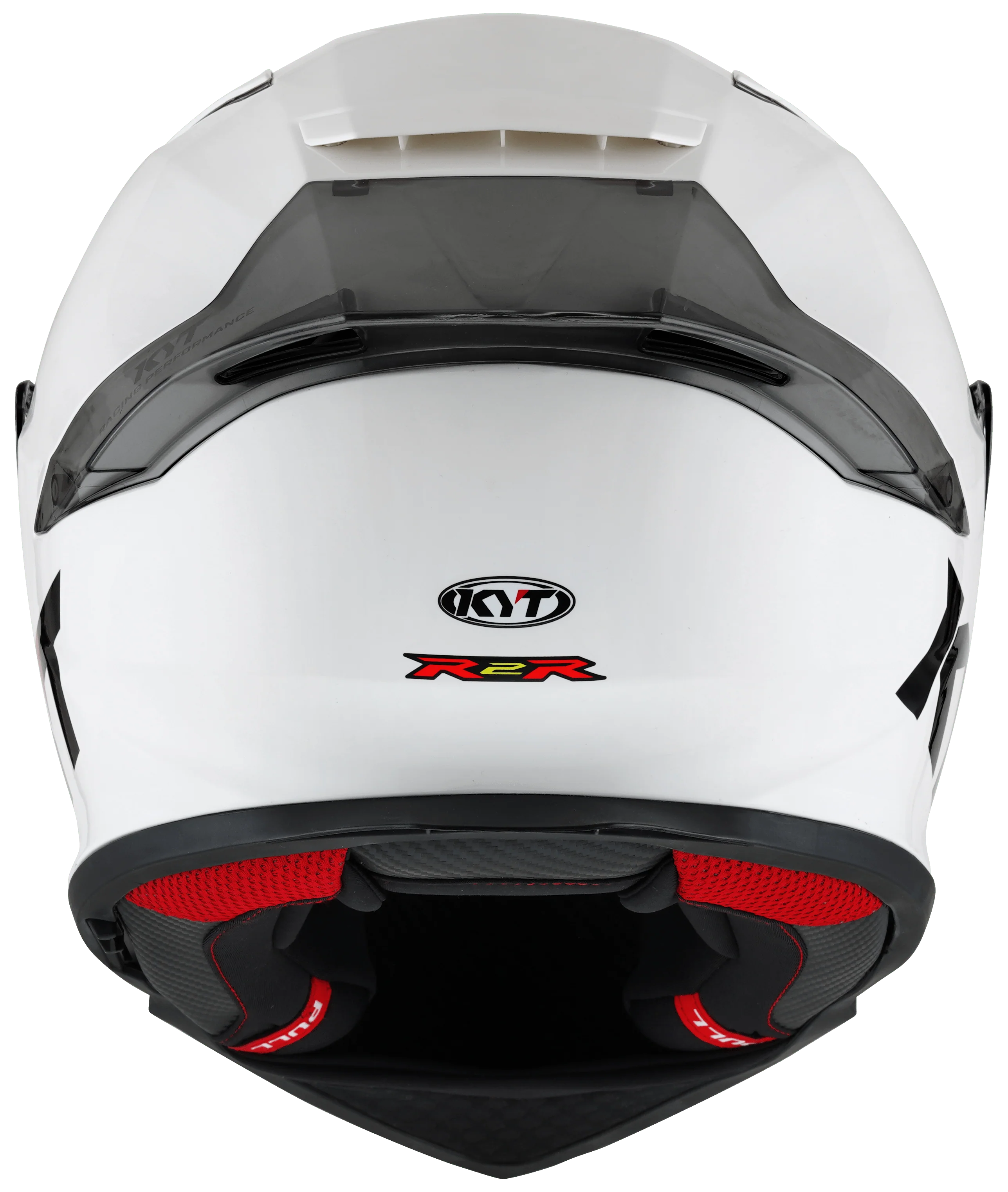 KYT R2R Helm Plain Weiß Y6R200W3 - Image 6
