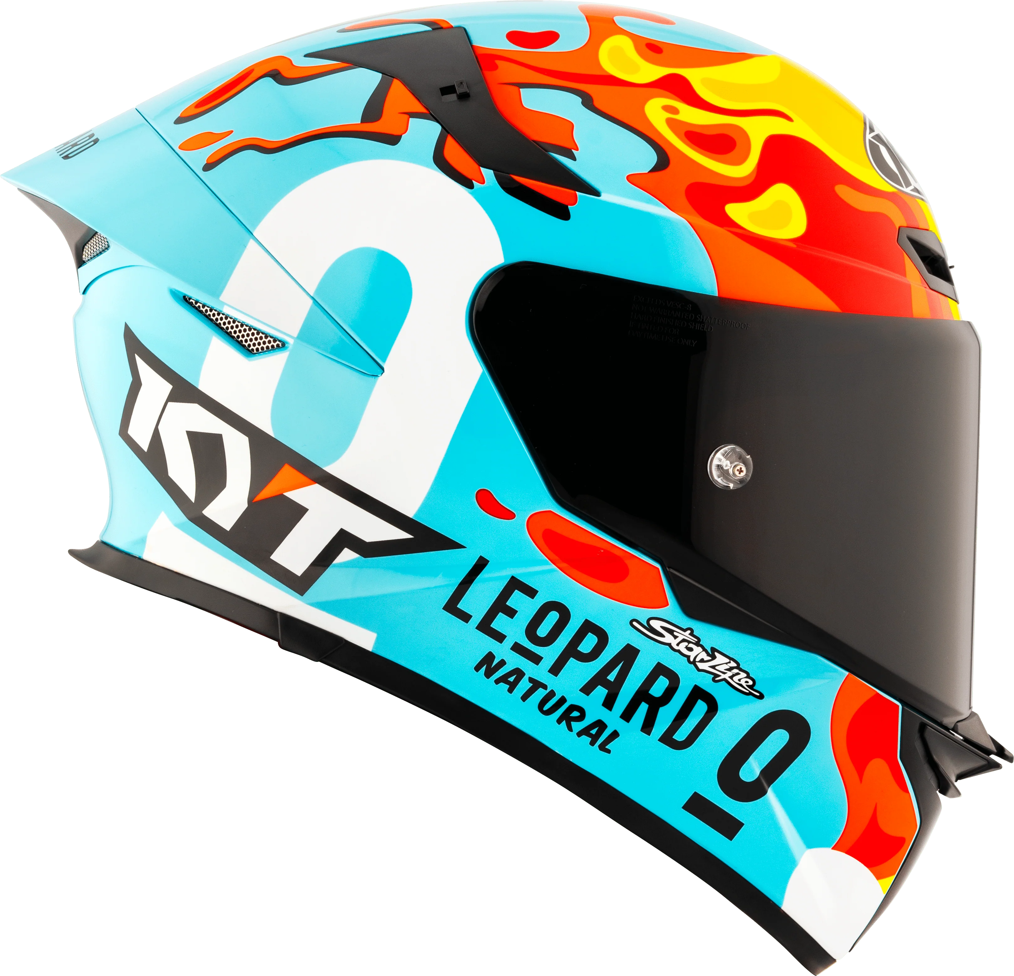 KYT TT-Revo Helm Leopard Replica Aragon Y6TR0054 - Image 4