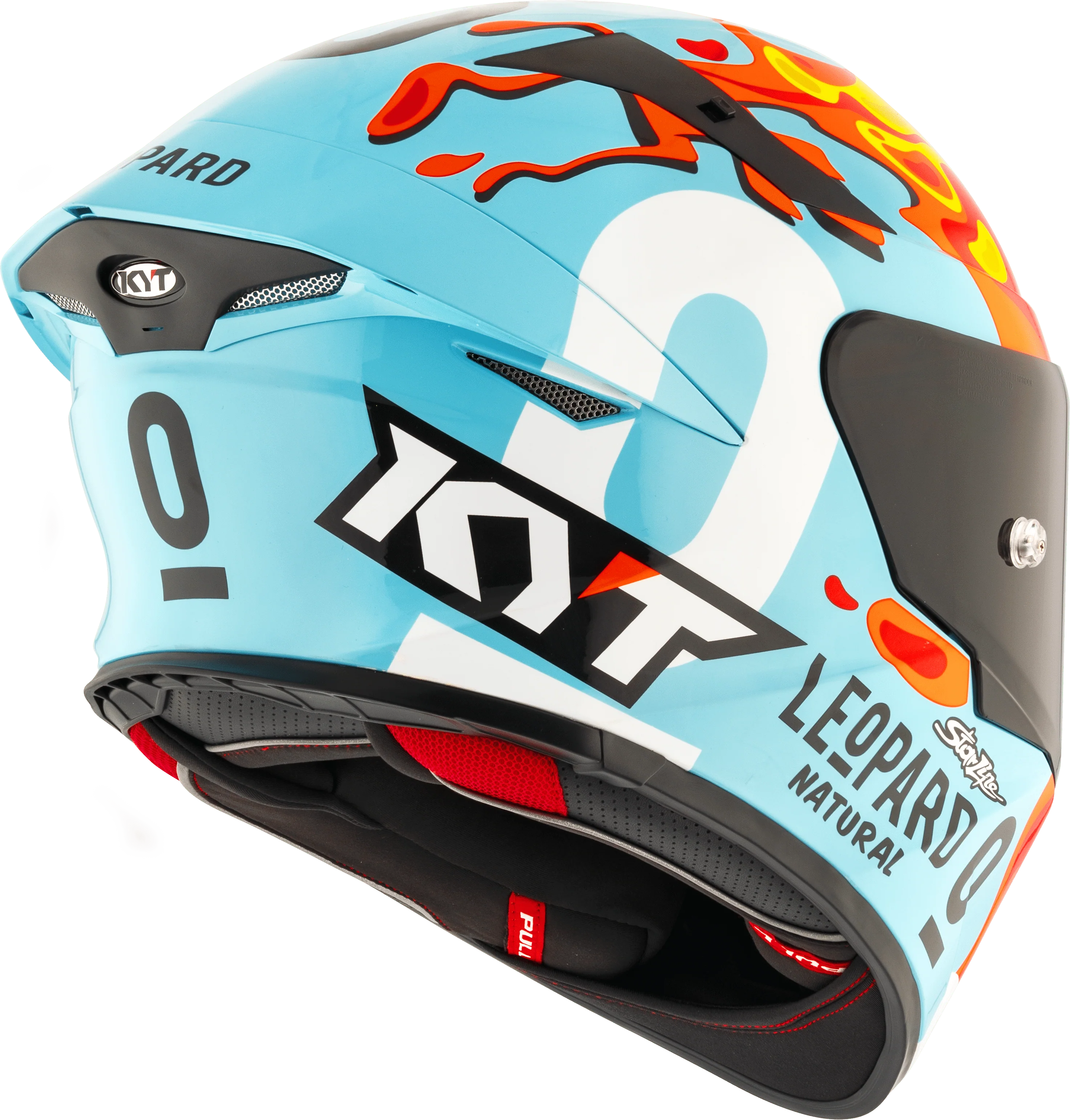 KYT TT-Revo Helm Leopard Replica Aragon Y6TR0054 - Image 5