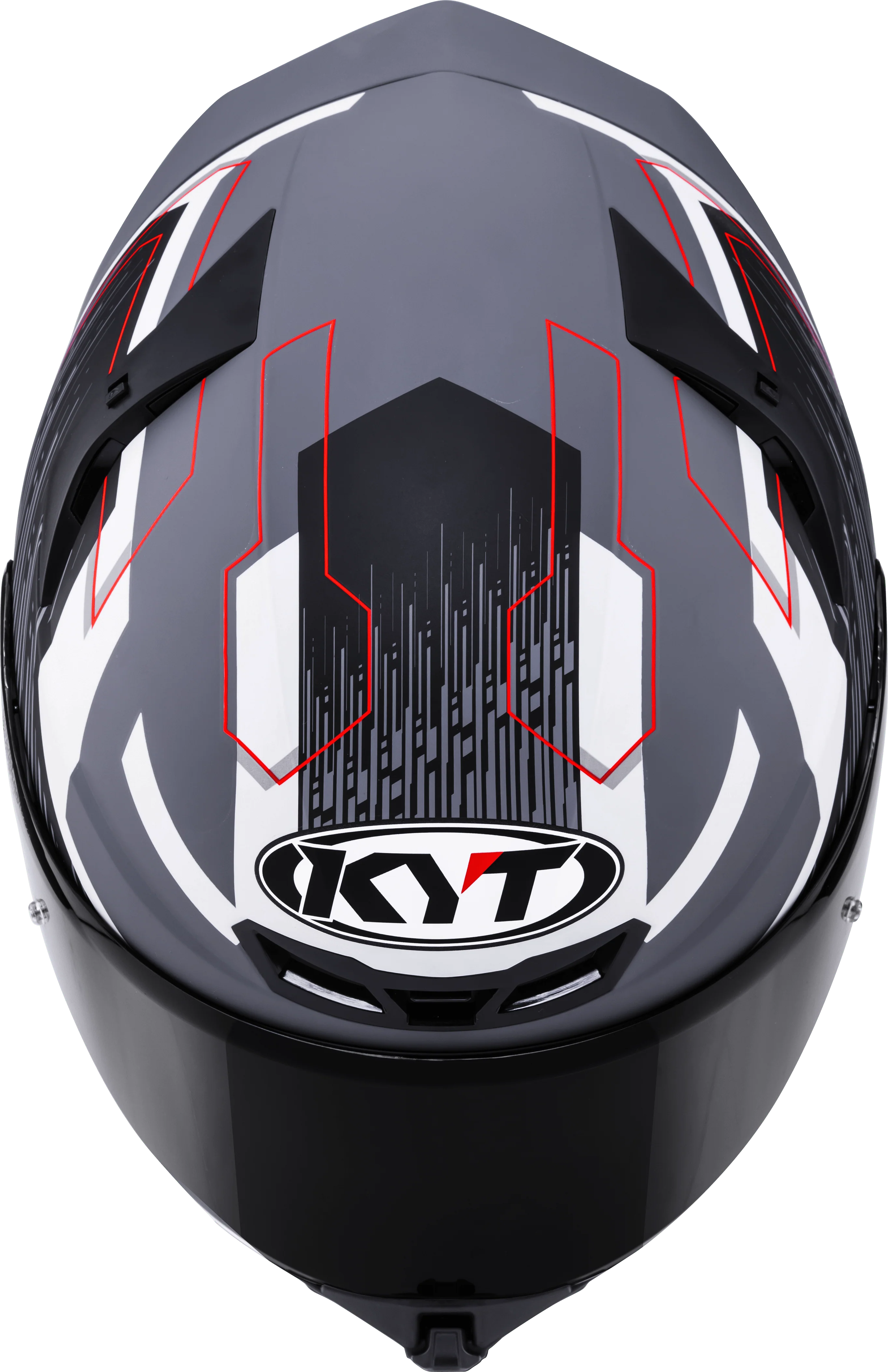 KYT TT-Revo Helm Speeding Matt Grau Y6TR0052 - Image 9