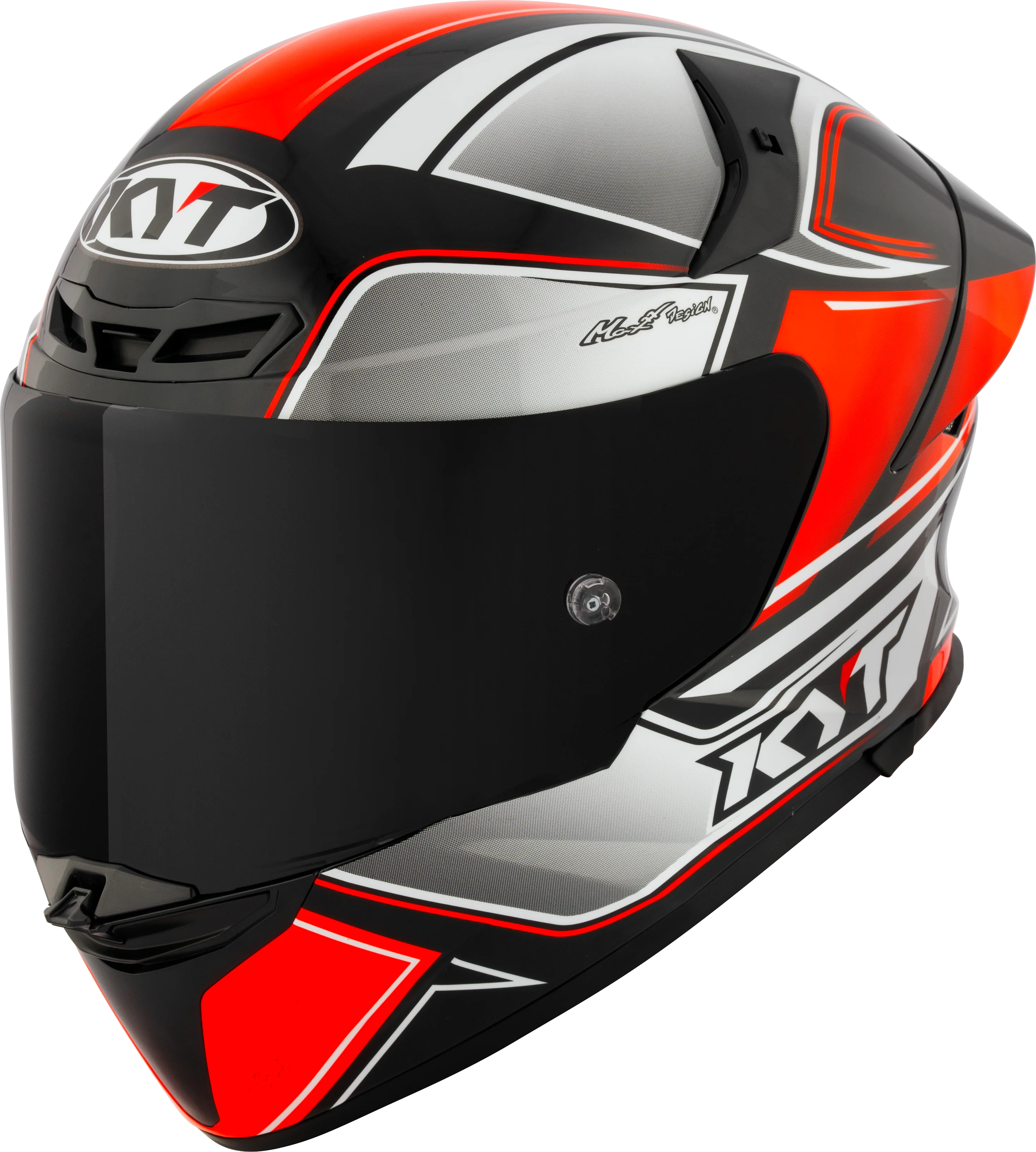 KYT TT-Revo Helm Tourist Red Fluo Y6TR0012 - Image 7
