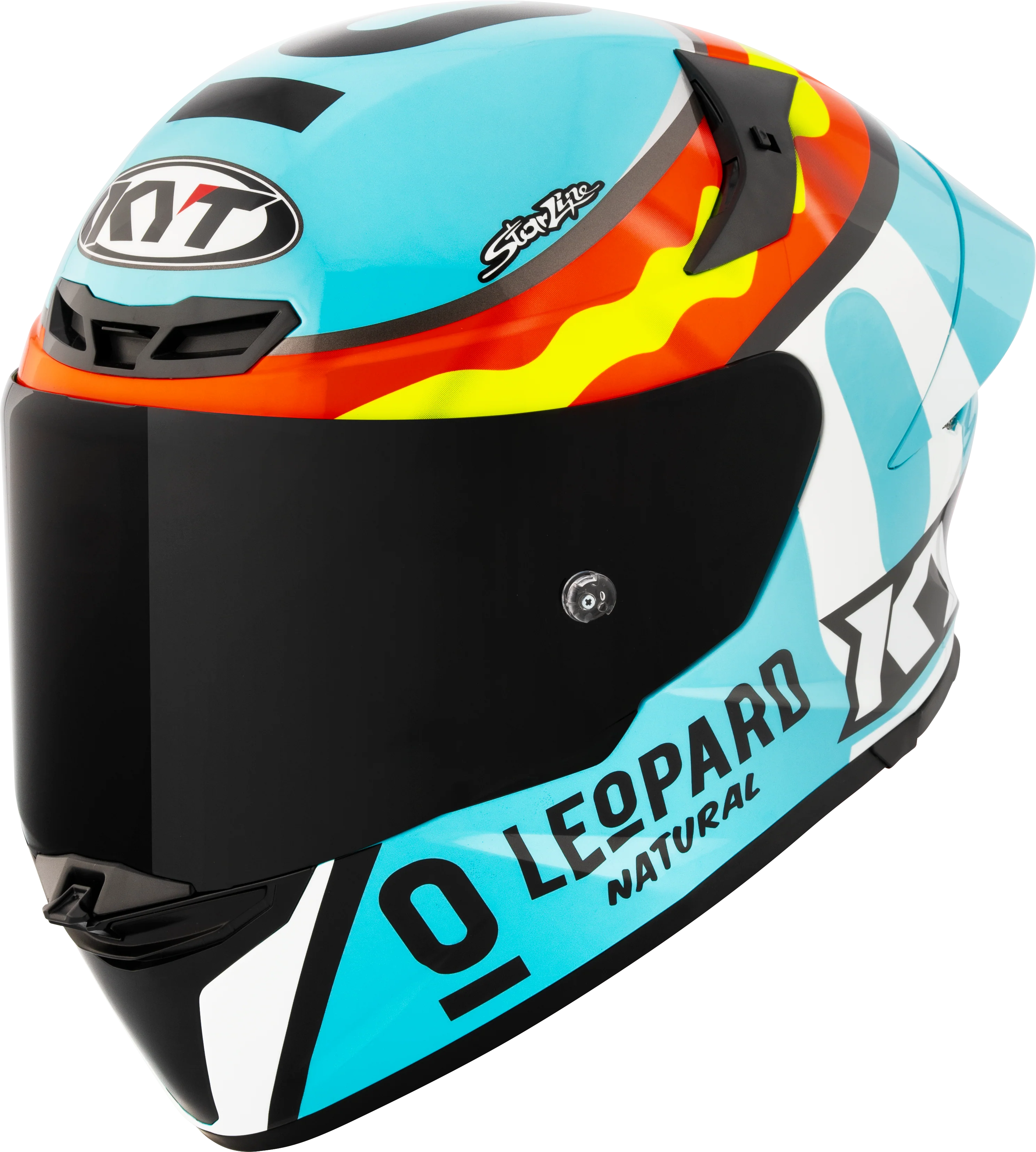 KYT TT-Revo Helm Leopard Racing Replica Spanien Y6TR0018 - Image 5