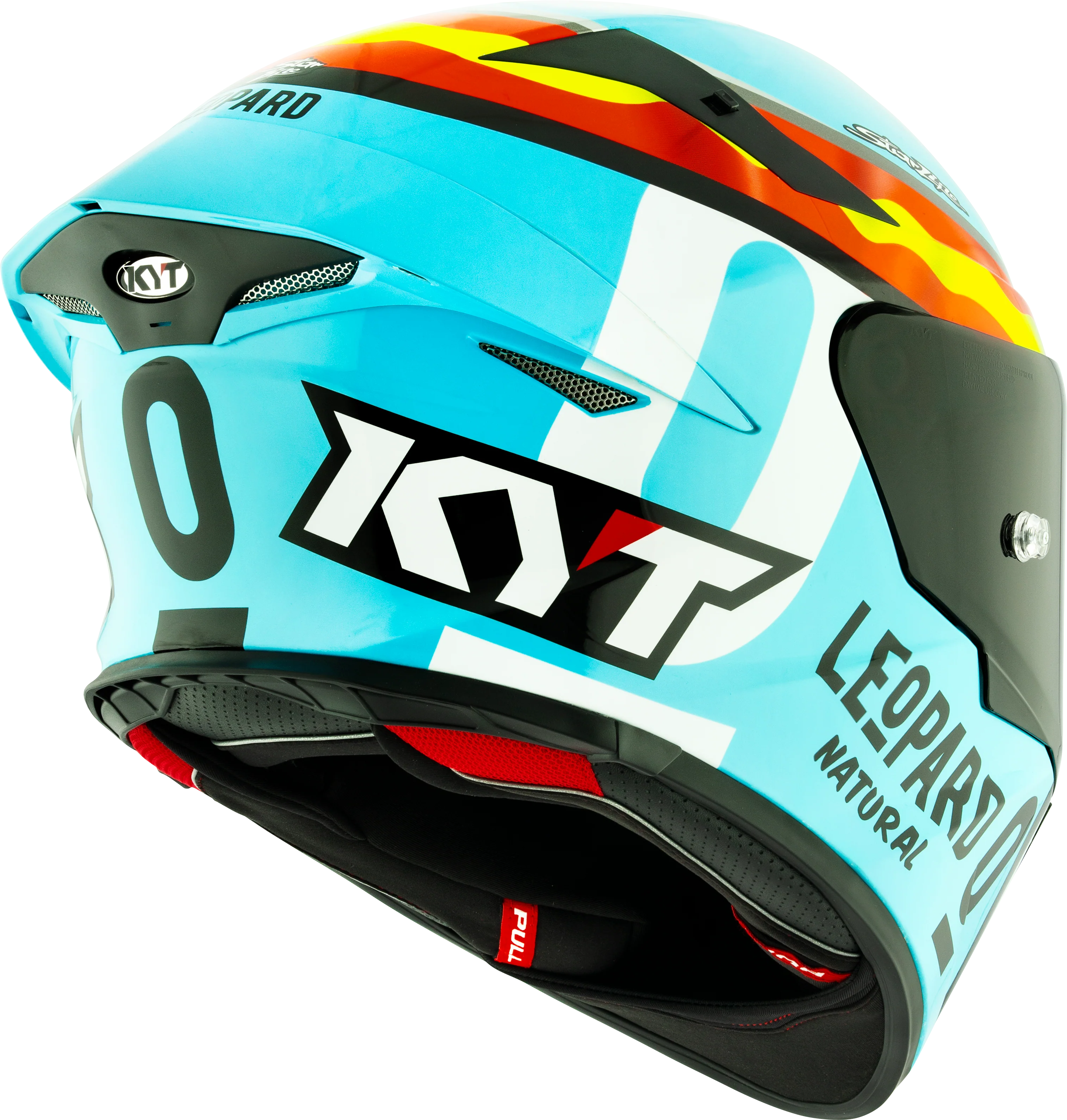 KYT TT-Revo Helm Leopard Racing Replica Spanien Y6TR0018 - Image 7
