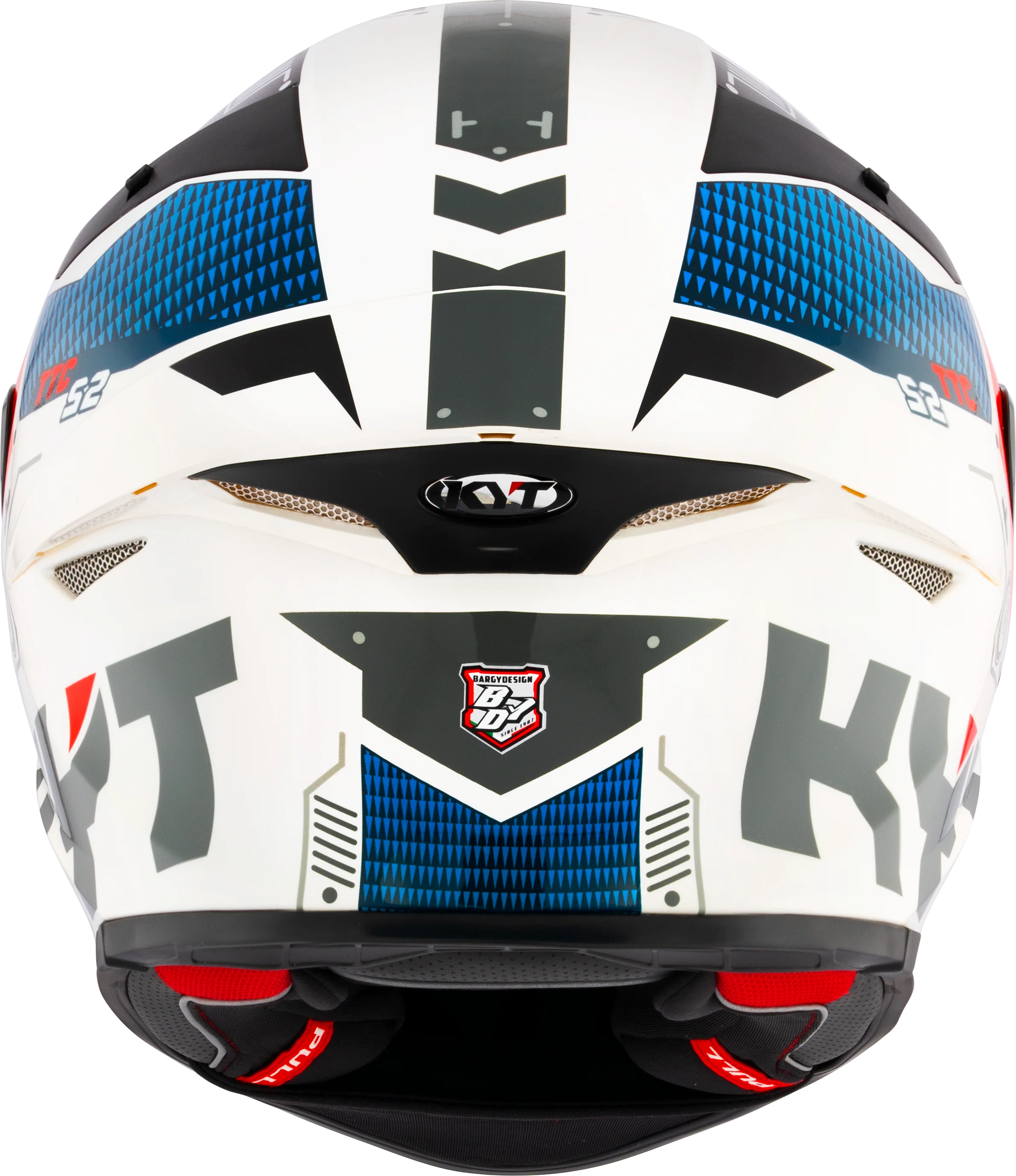 KYT TT-Revo Helm Fuselage Red Y6TR0020 - Image 3