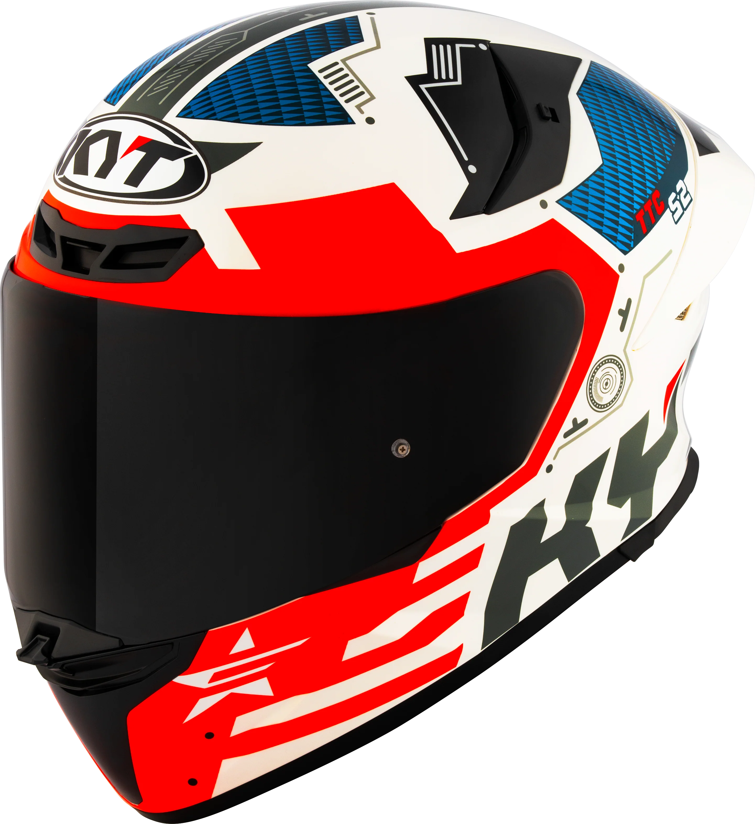 KYT TT-Revo Helm Fuselage Red Y6TR0020 - Image 5