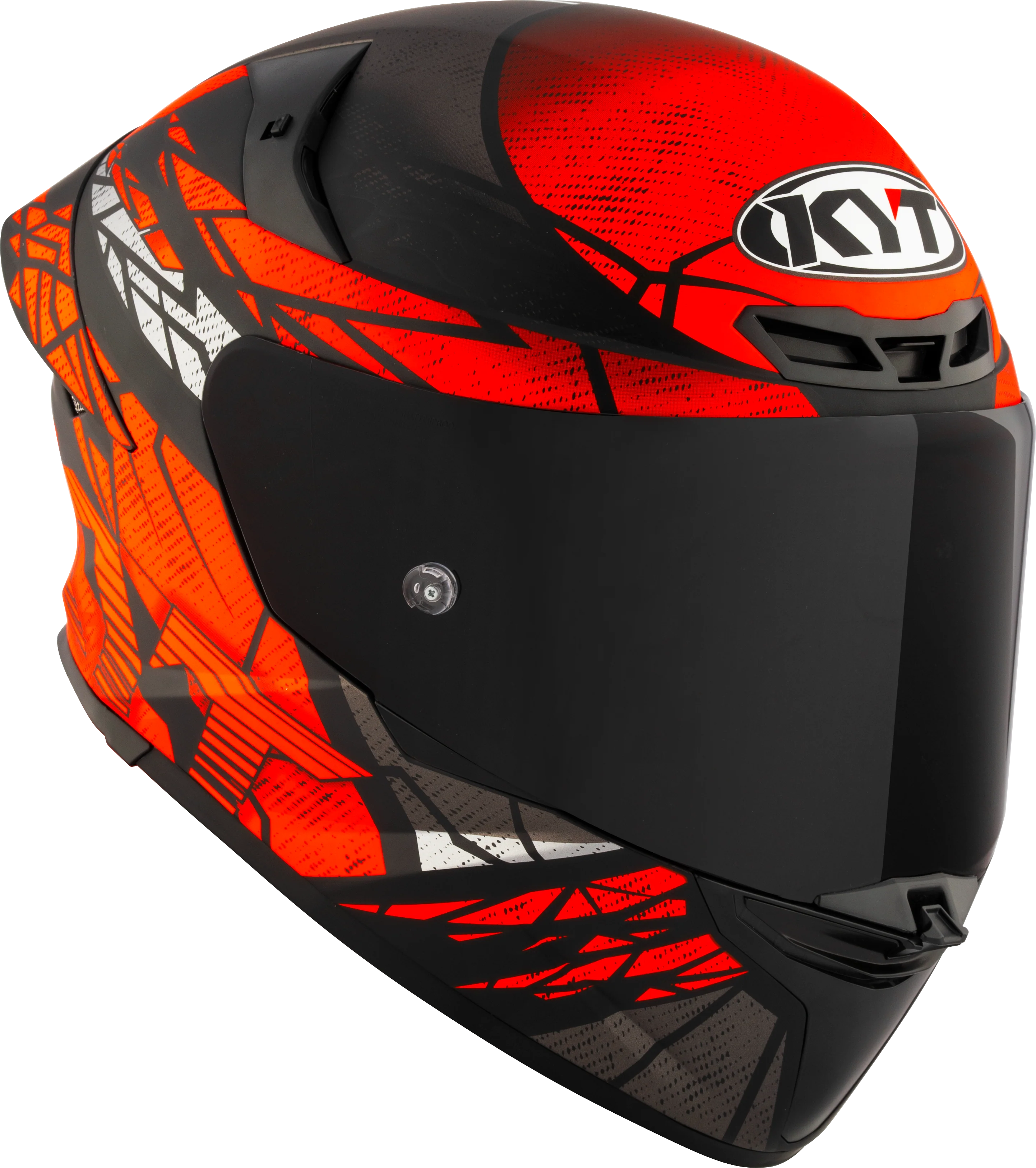 KYT TT-Revo Helm Combustion Red matt Y6TR0038 - Image 3