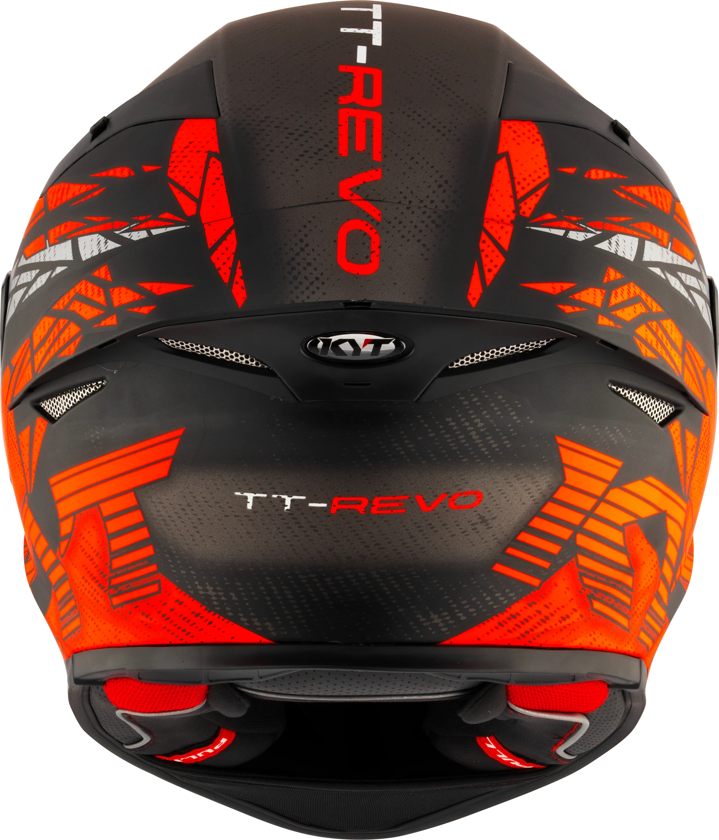 KYT TT-Revo Helm Combustion Red matt Y6TR0038 - Image 4
