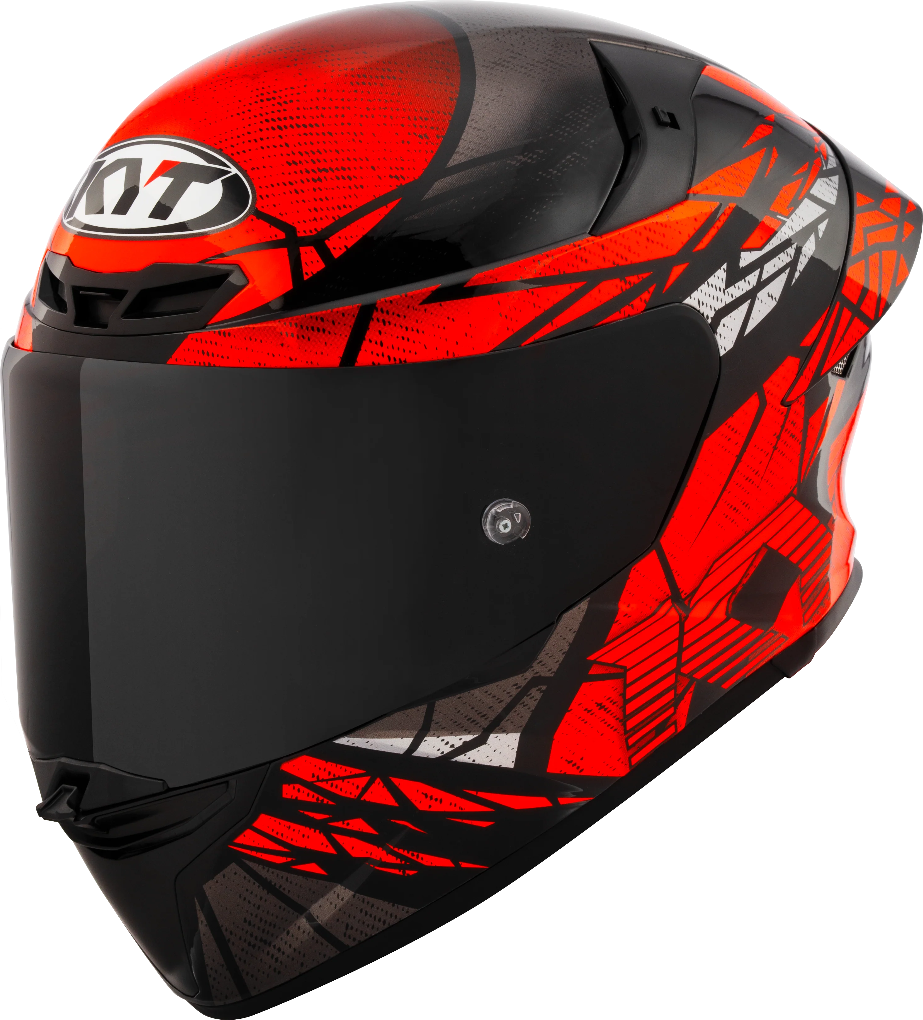 KYT TT-Revo Helm Combustion Red matt Y6TR0038 - Image 7