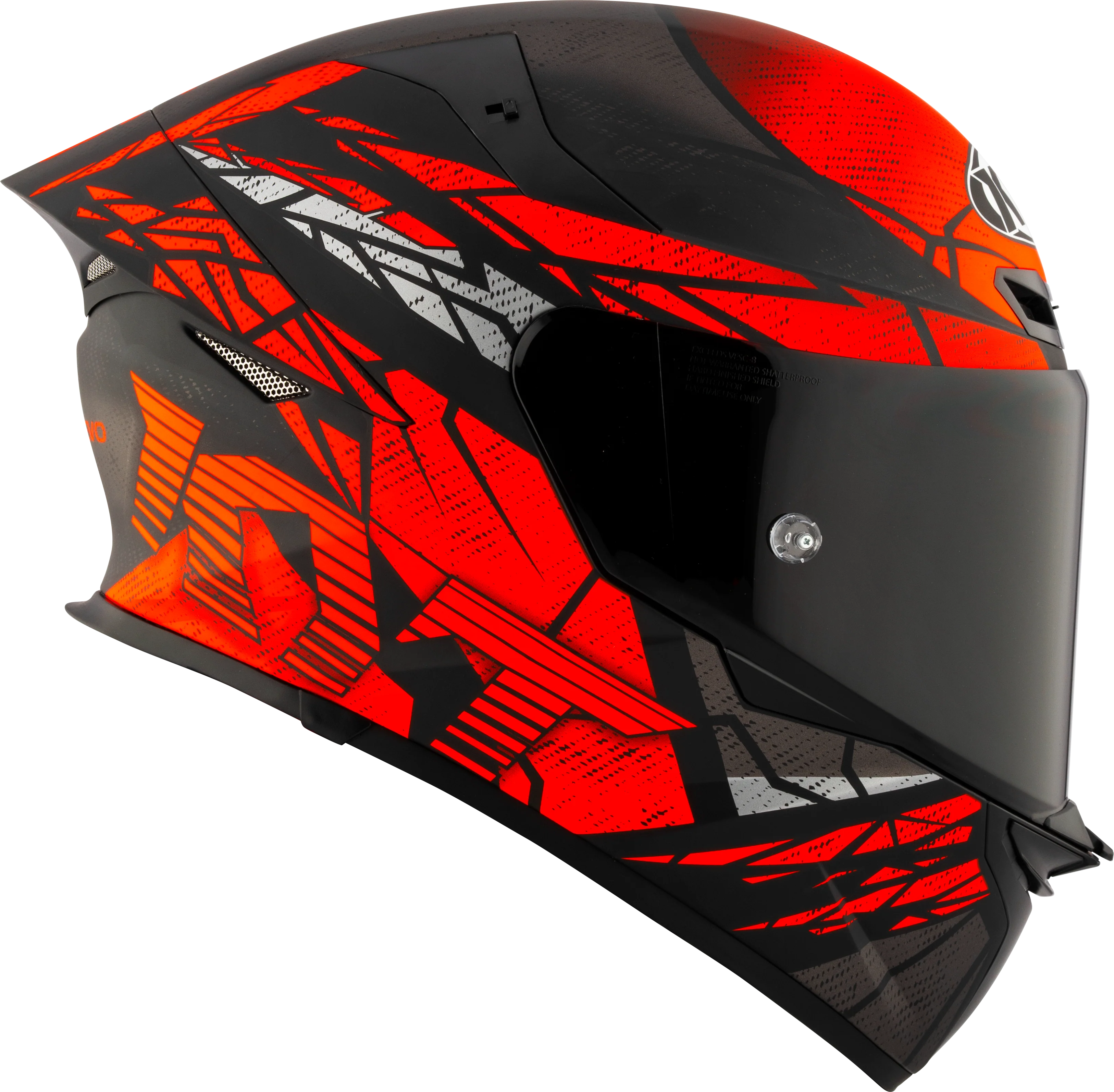 KYT TT-Revo Helm Combustion Red matt Y6TR0038 - Image 8