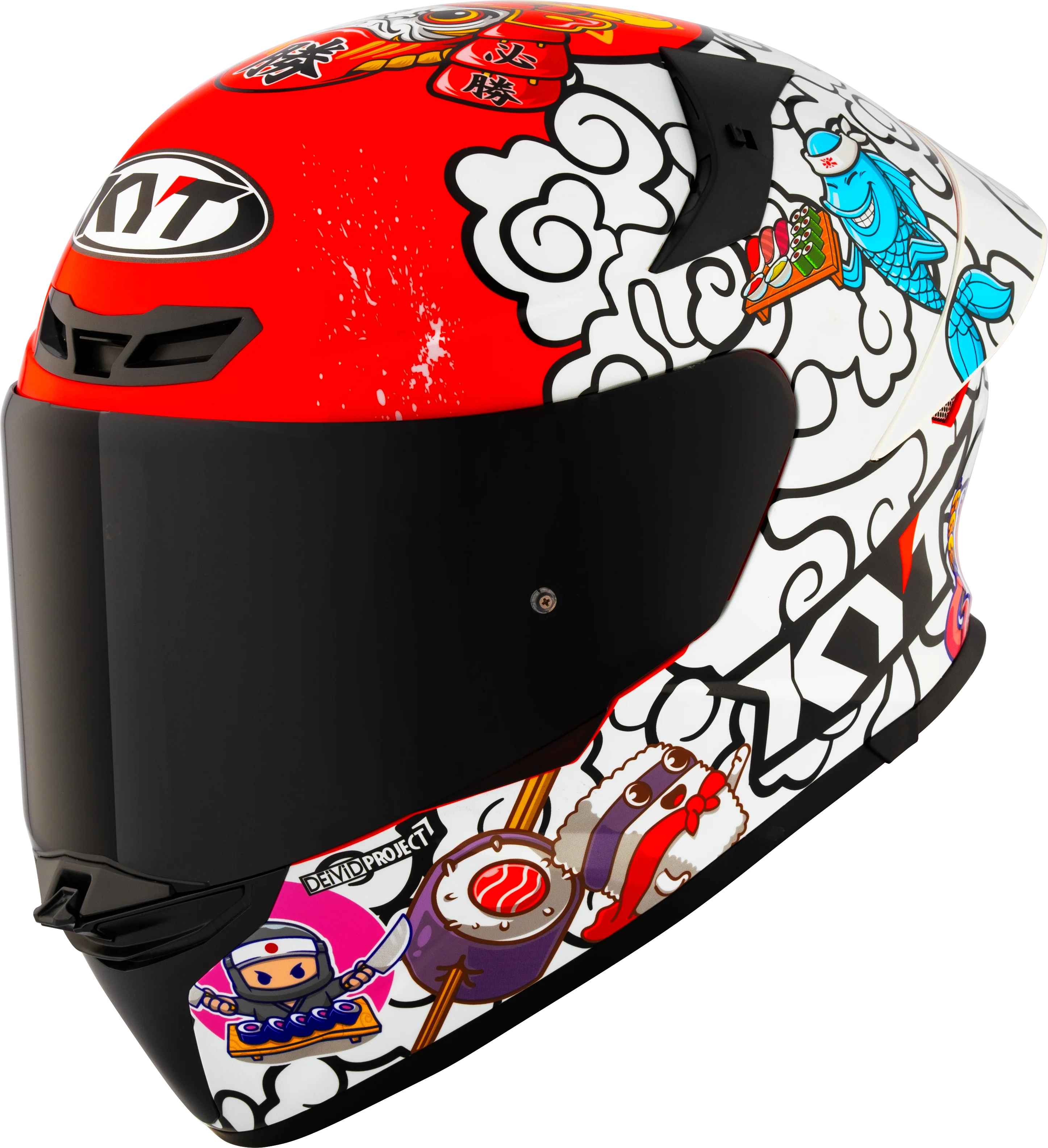 KYT TT-Revo Helm Sushi Time Y6TR0042 - Image 4