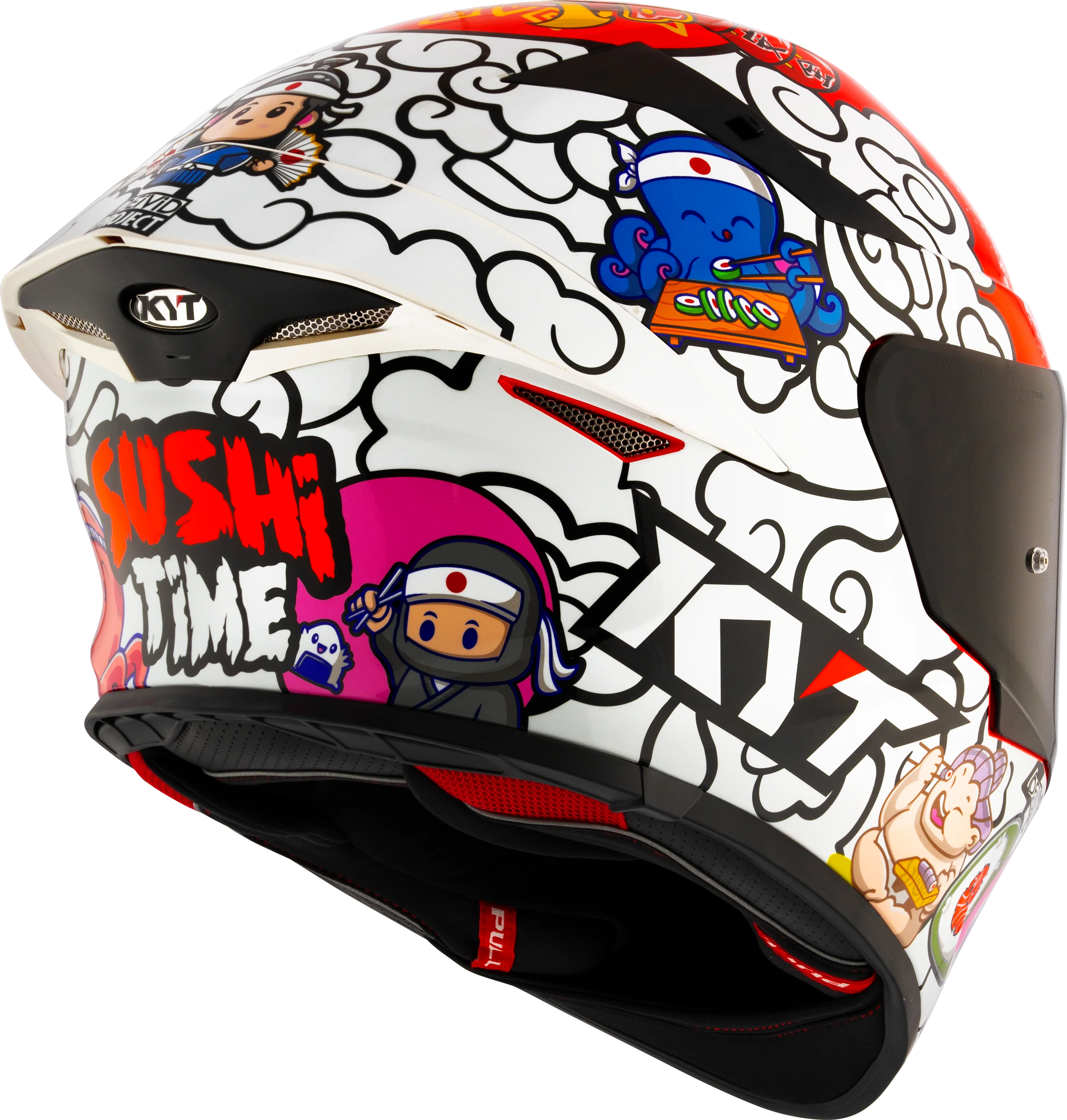 KYT TT-Revo Helm Sushi Time Y6TR0042 - Image 5