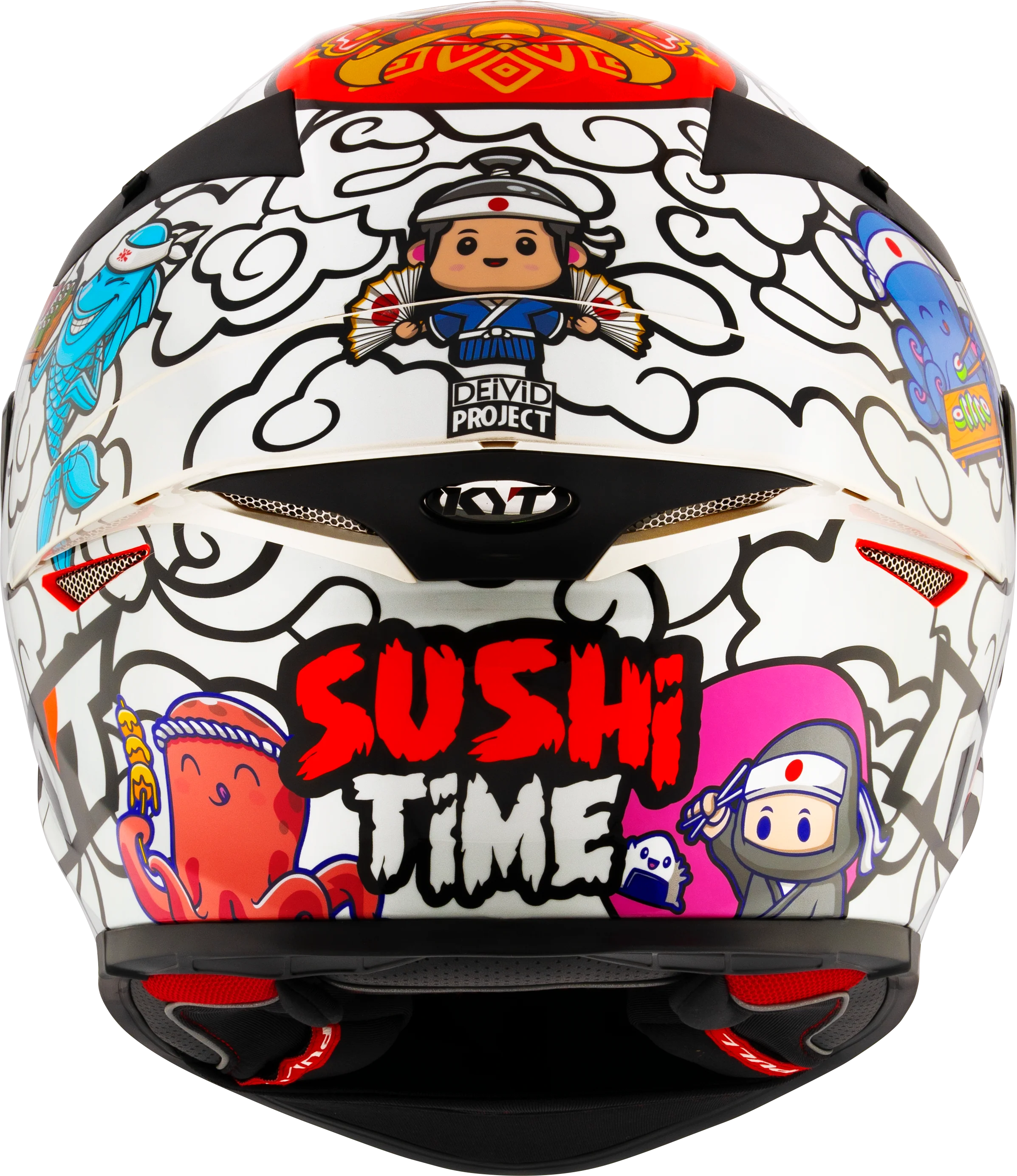 KYT TT-Revo Helm Sushi Time Y6TR0042 - Image 6