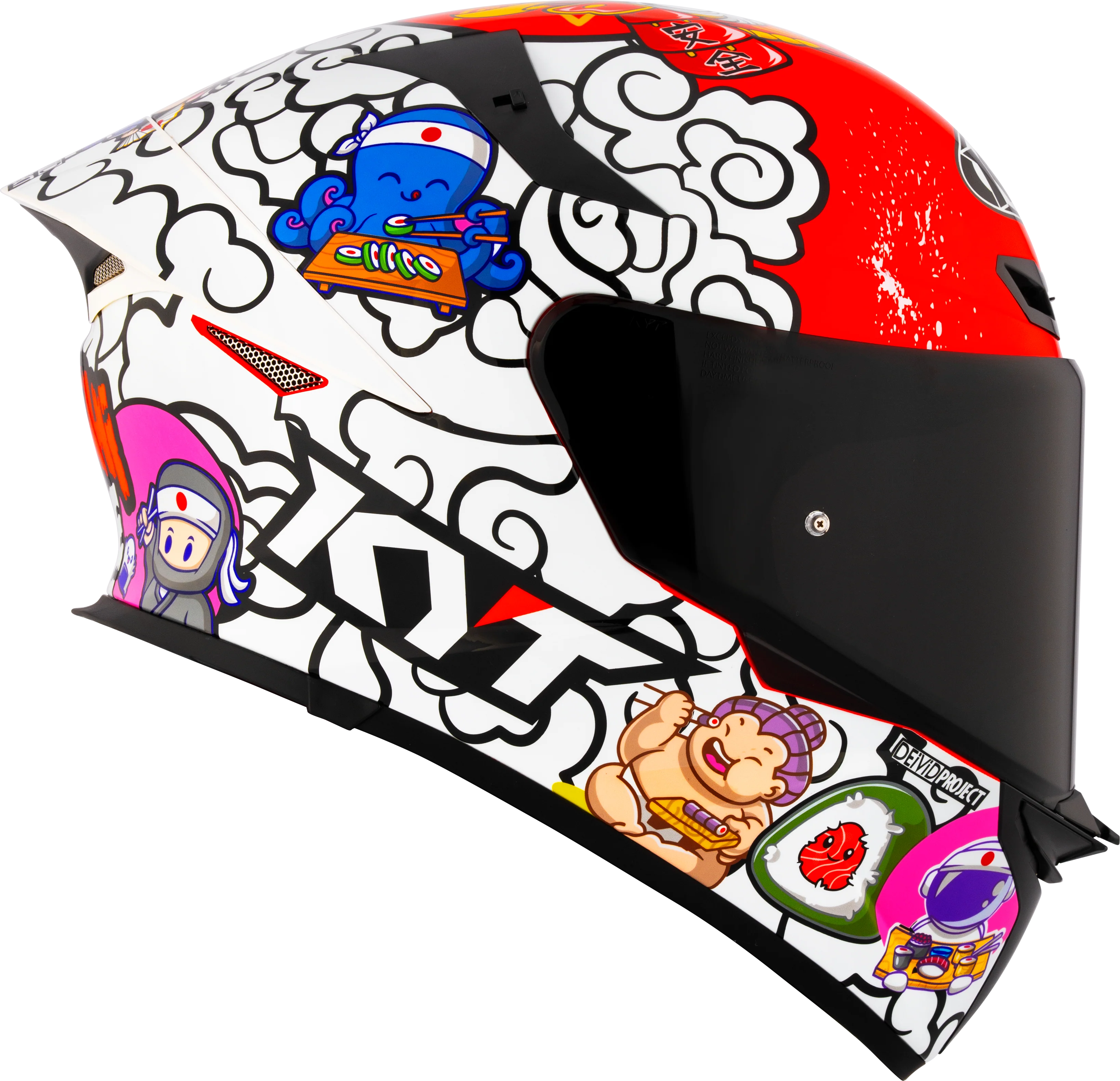 KYT TT-Revo Helm Sushi Time Y6TR0042 - Image 9