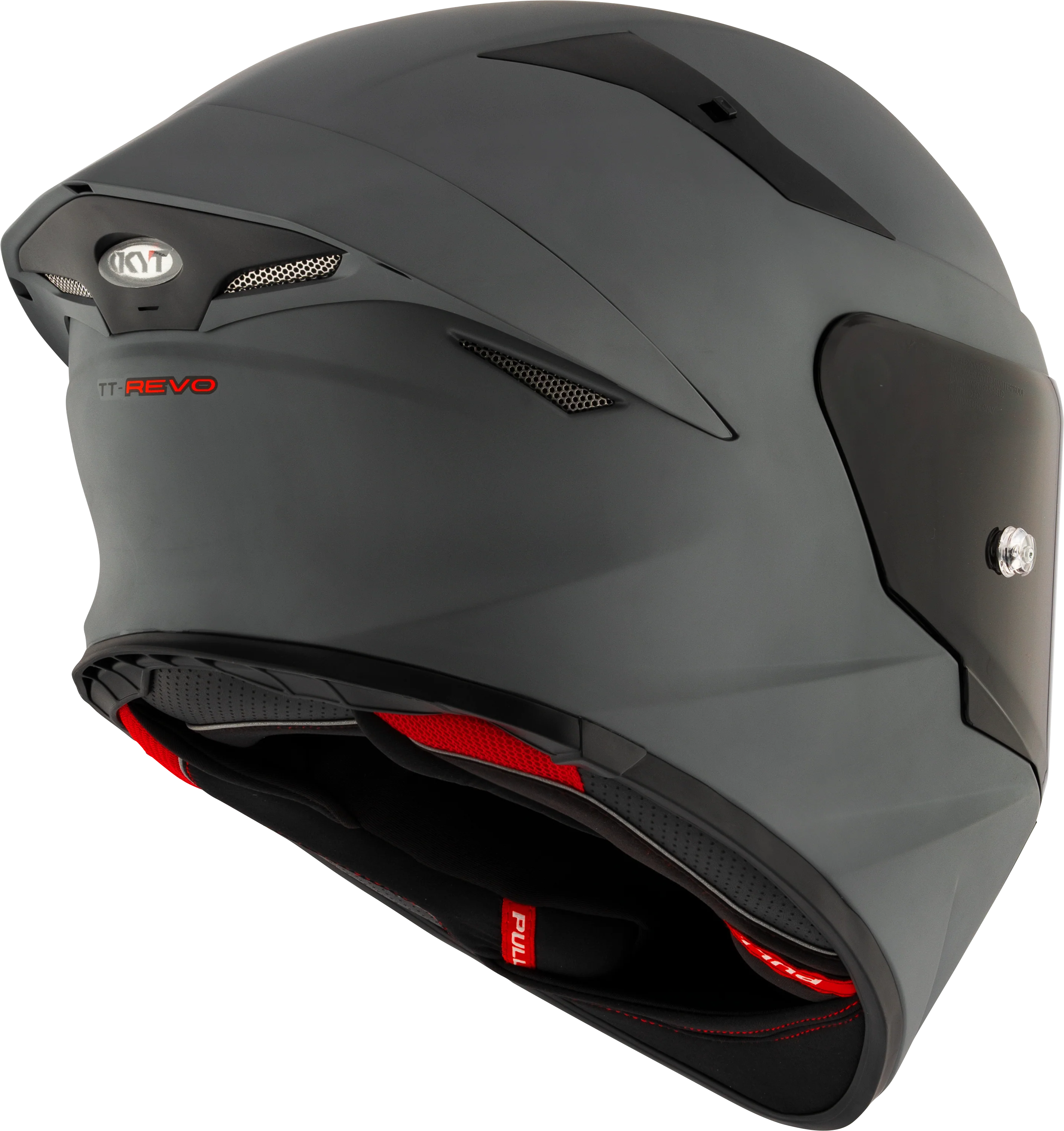 KYT TT-Revo Helm anthrazit grau matt Y6TR00X1 - Image 6