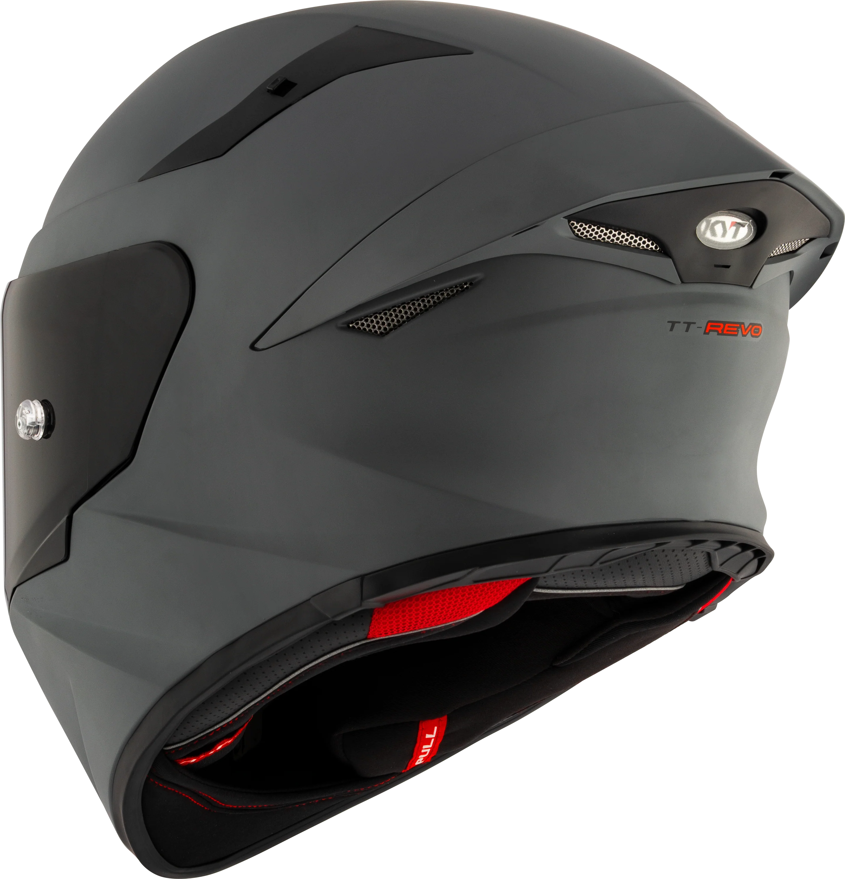 KYT TT-Revo Helm anthrazit grau matt Y6TR00X1 - Image 7