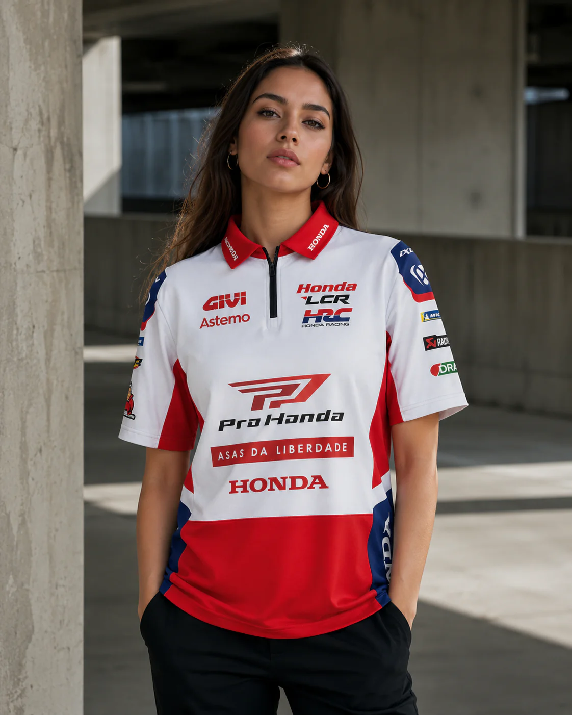 LCR Honda Racing-Team Poloshirt Replica 2026 IXON - Image 4