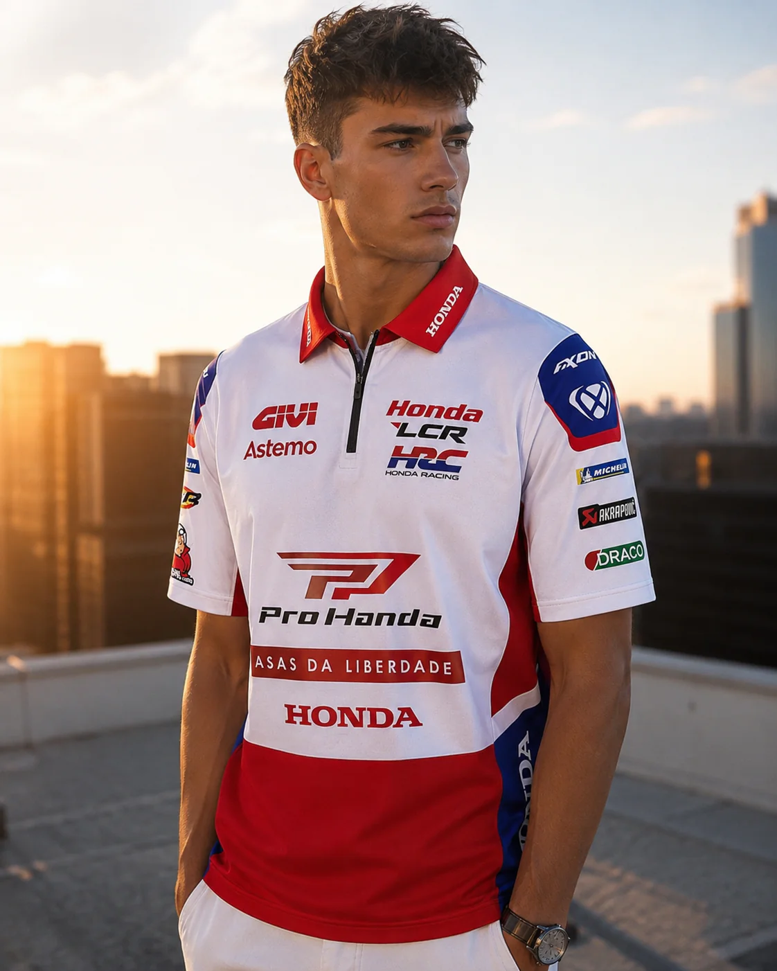 LCR Honda Racing-Team Poloshirt Replica 2026 IXON - Image 5