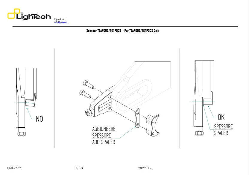 Kettenspanner LighTech Honda CBR 600 RR (07-16) TEHO002 - Image 5