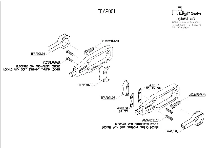 Kettenspanner LighTech Aprilia RSV4/Factory/R (09-14) TEAP001 - Image 6