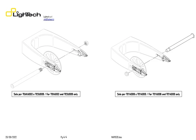Kettenspanner LighTech Suzuki GSX-R 600 & 750 (11-16) TESU004 - Image 7