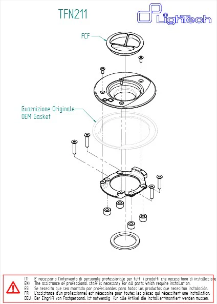 Tankdeckel Schraubverschluss LighTech BMW S1000RR (09-20) TFN211 - Image 4