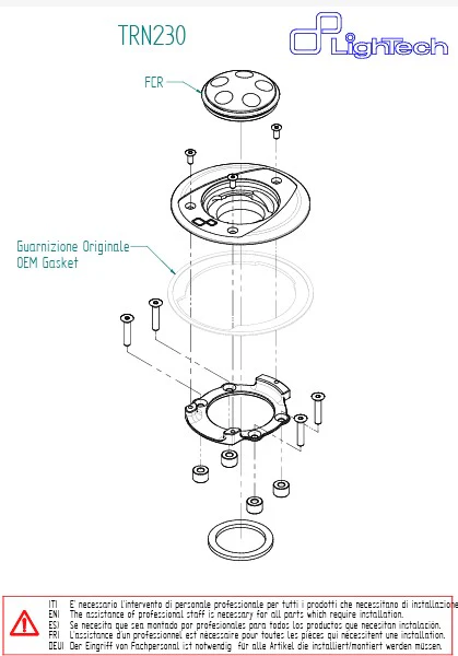 Tankdeckel Schraubverschluss LighTech BMW S1000RR K67 (21-26) TRN230 - Image 4