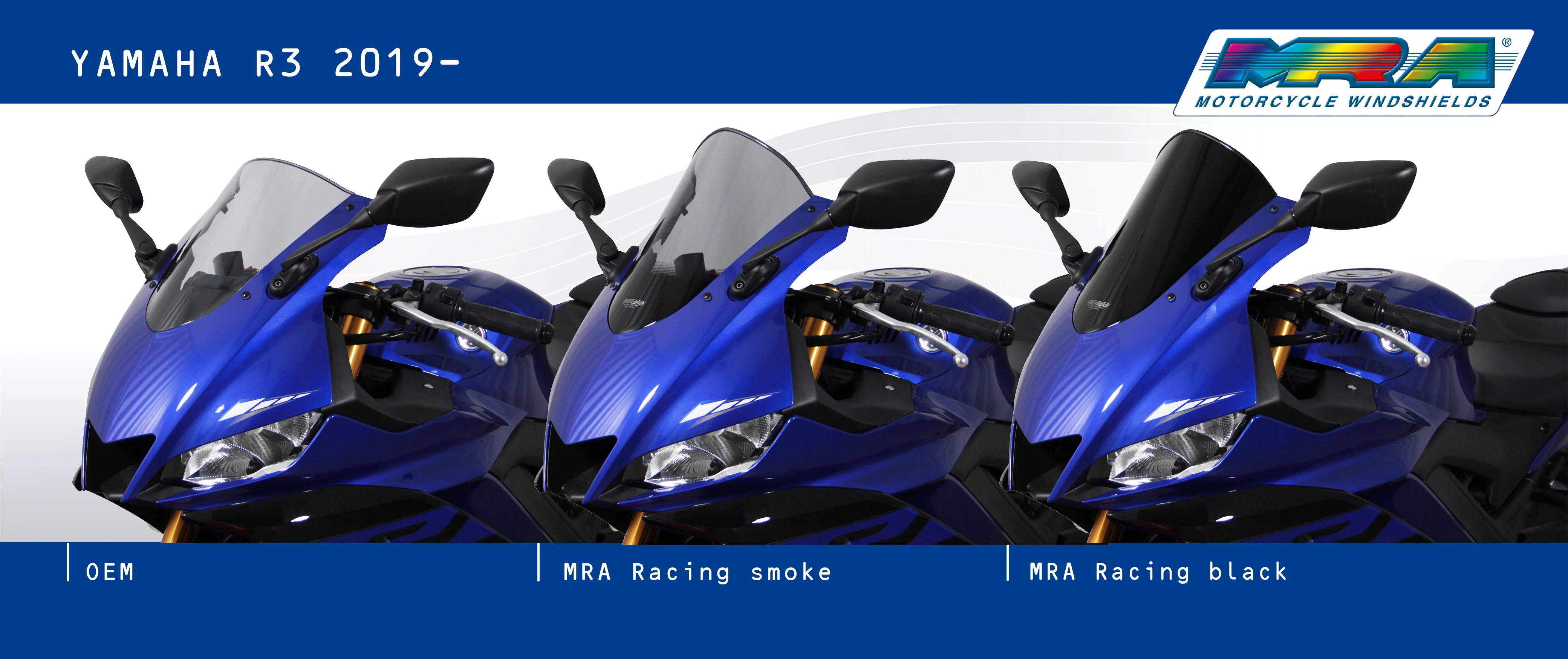MRA R Racing Windshield Yamaha YZF-R3 (19-25) - Image 3