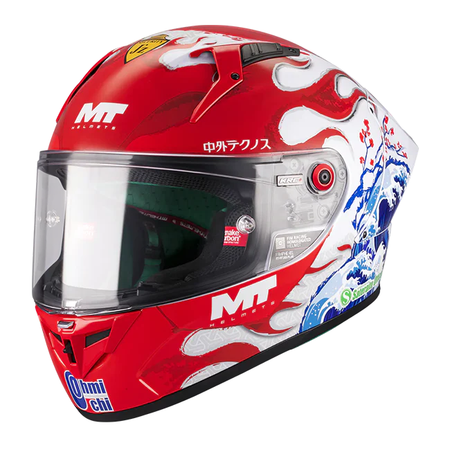 MT-Helmets KRE+ S Helm Ryusei Yamanaka Replica 2025 A5 Glow Comprehensive - Image 2