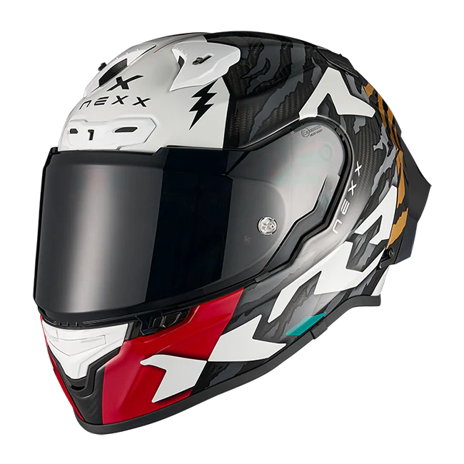 Nexx X.R3R Helm Ziger Carbon Grau Gold 01XR323513378 - Image 2