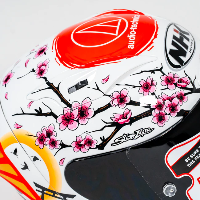 NHK GP-R Tech Race Helm Alonso López Motegi Japan Replica 2024 - Image 4
