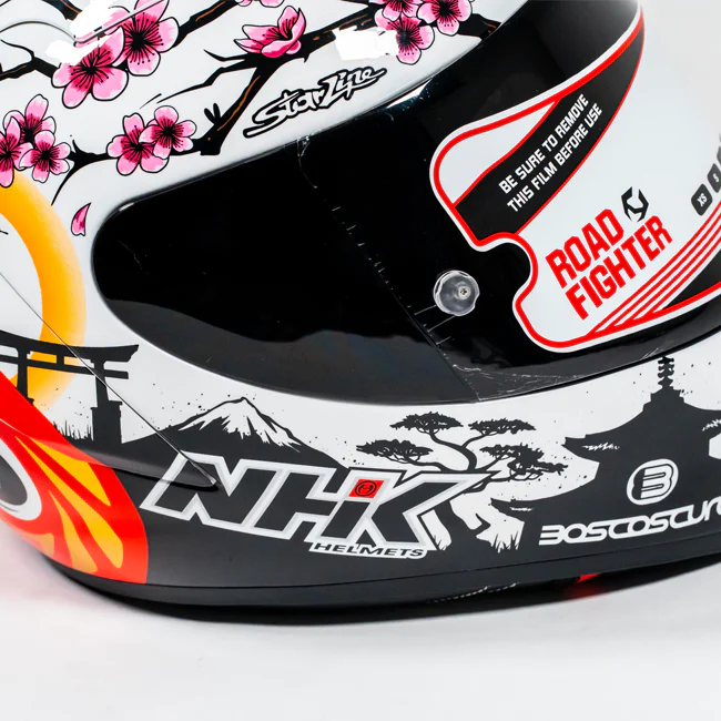 NHK GP-R Tech Race Helm Alonso López Motegi Japan Replica 2024 - Image 7