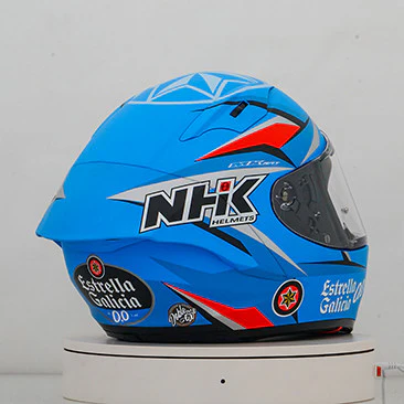 NHK GP-R Tech Race Helm Estrella Galicia Replica - Image 6